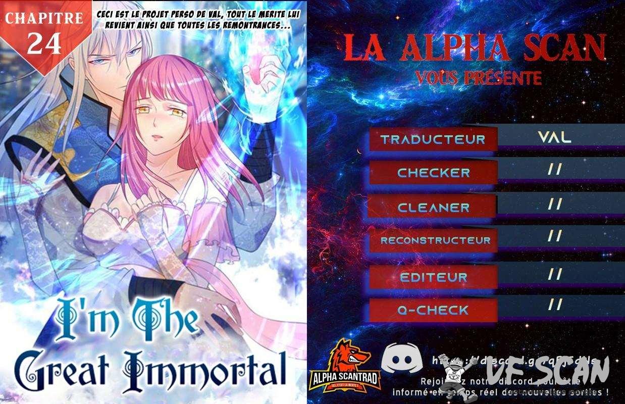  I’m the Great Immortal - Chapitre 24 - 1