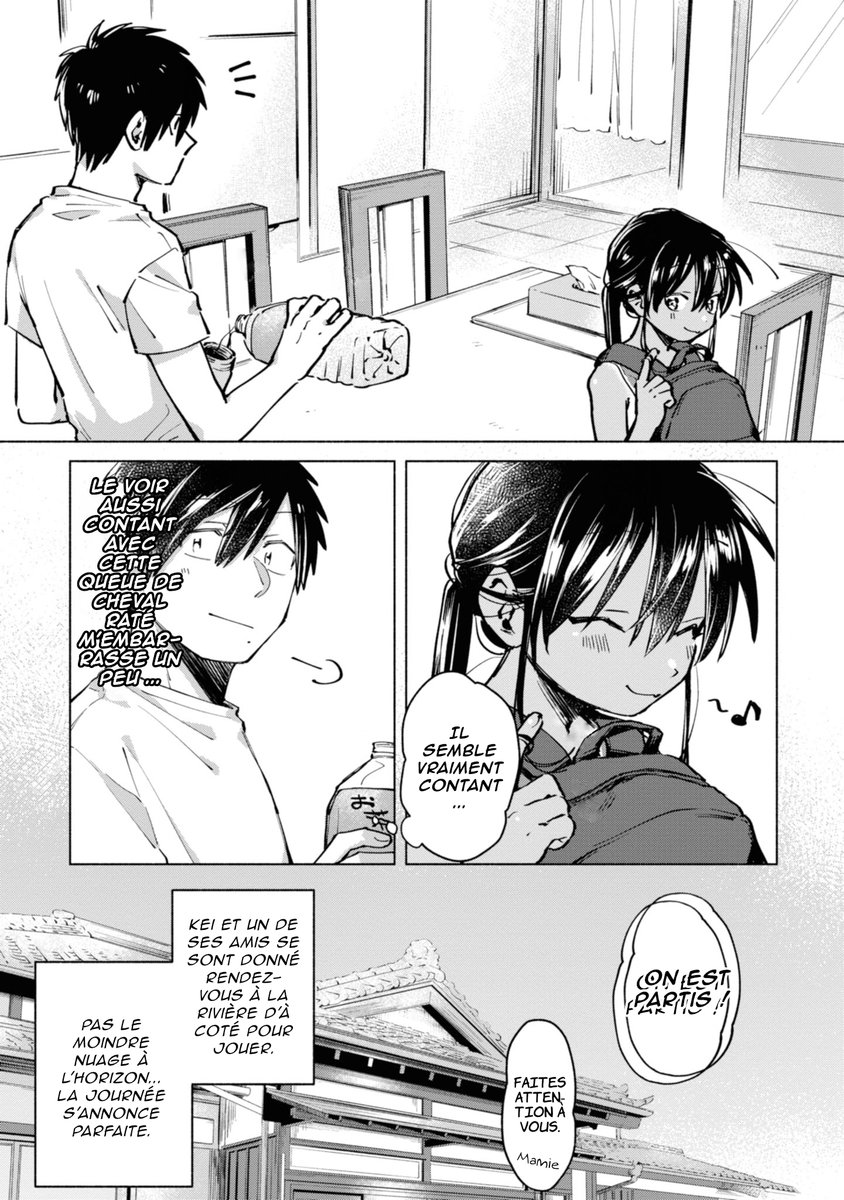  Inaka ni Kaeru to Yakeni Jiben ni Natsuita Kasshoku Ponytail Shota ga Iru - Chapitre 4 - 3