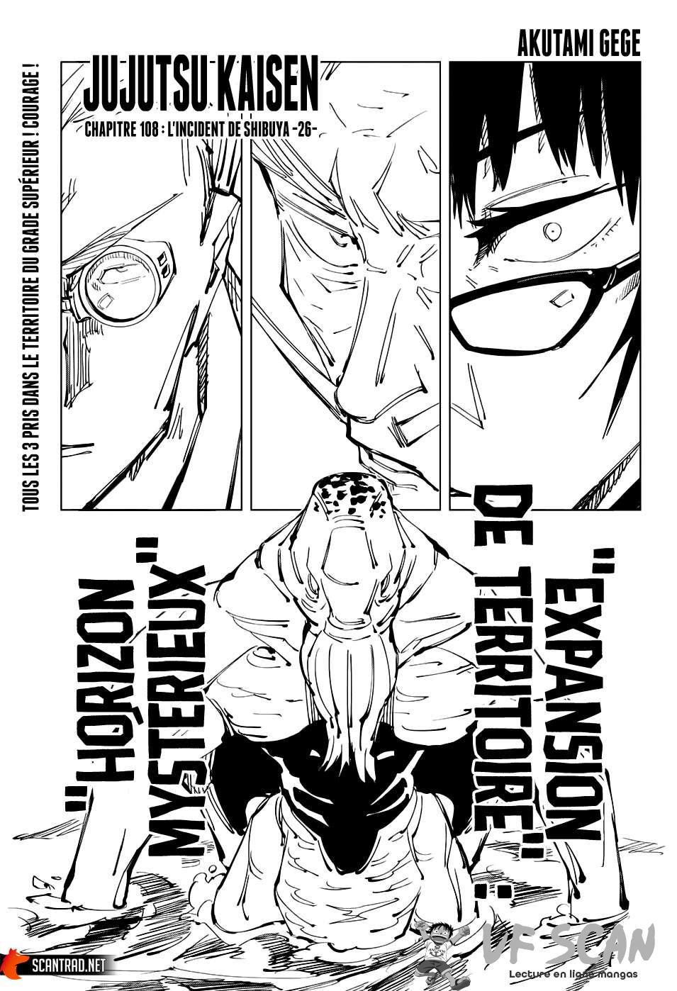  Jujutsu Kaisen - Chapitre 108 - 1