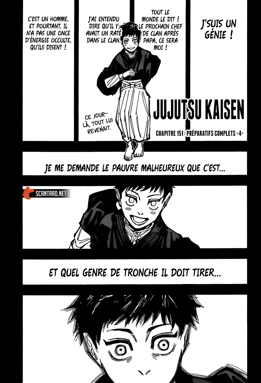  Jujutsu Kaisen - Chapitre 151 - 1