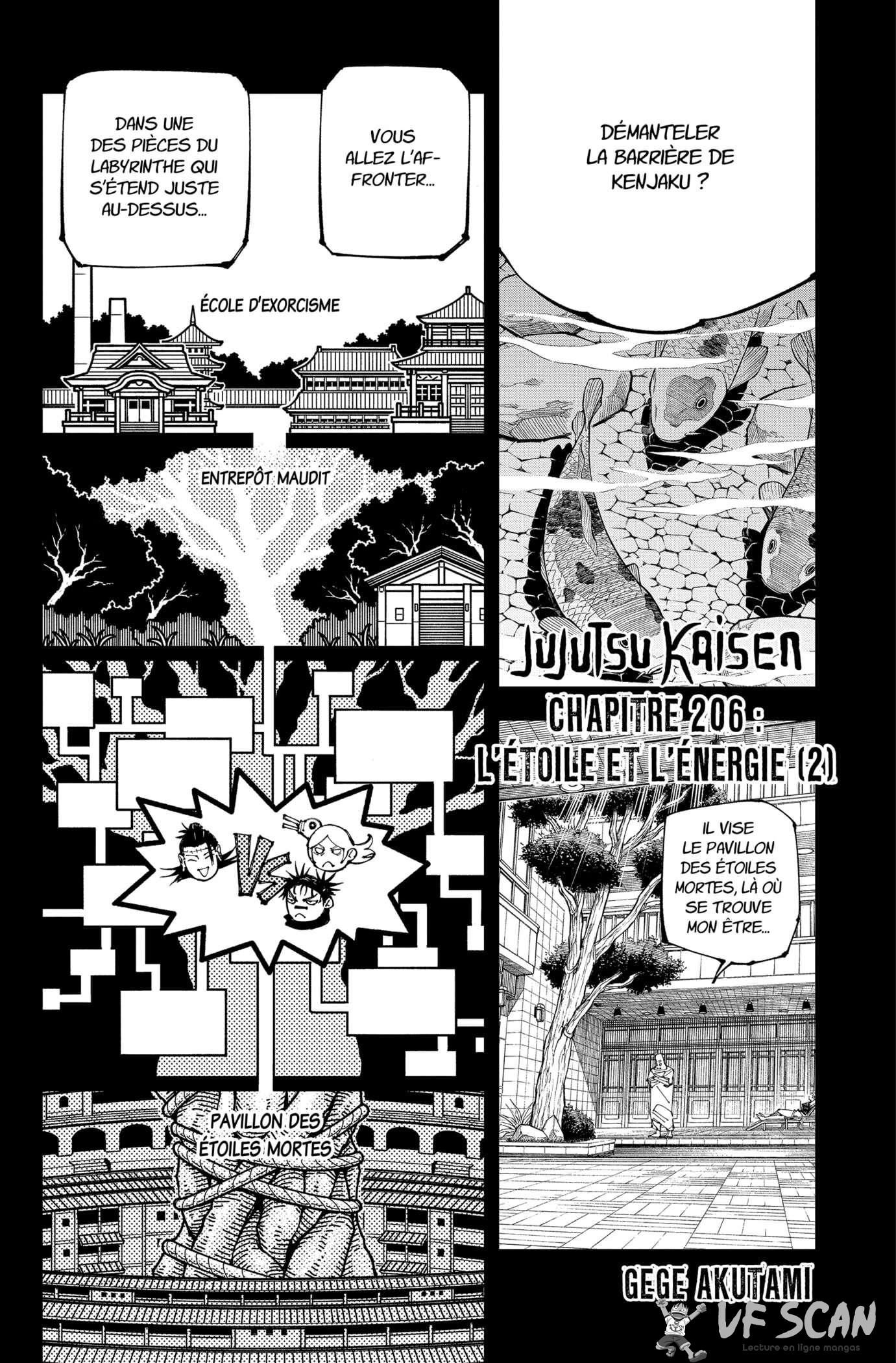  Jujutsu Kaisen - Chapitre 206 - 1