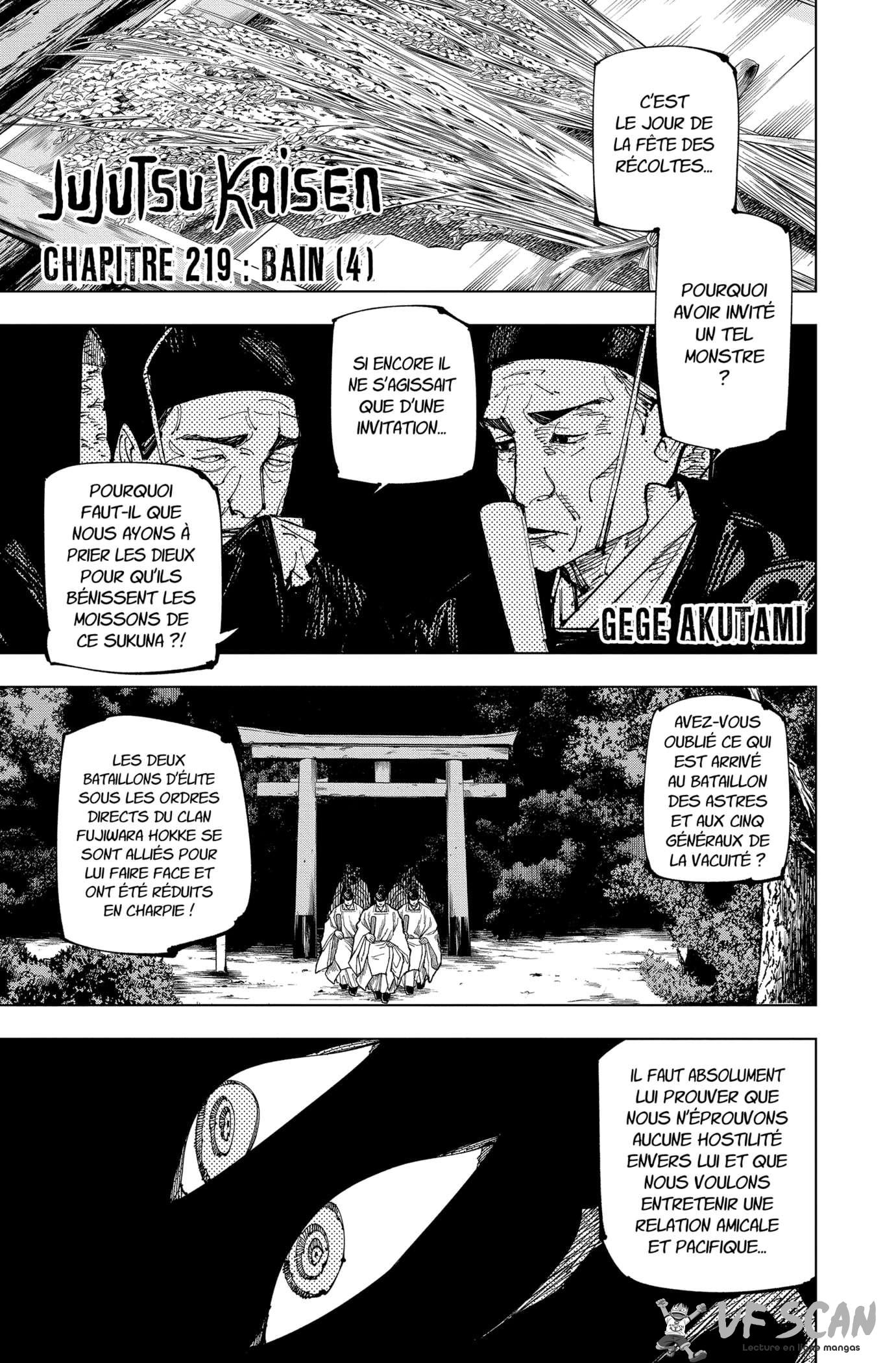  Jujutsu Kaisen - Chapitre 219 - 1