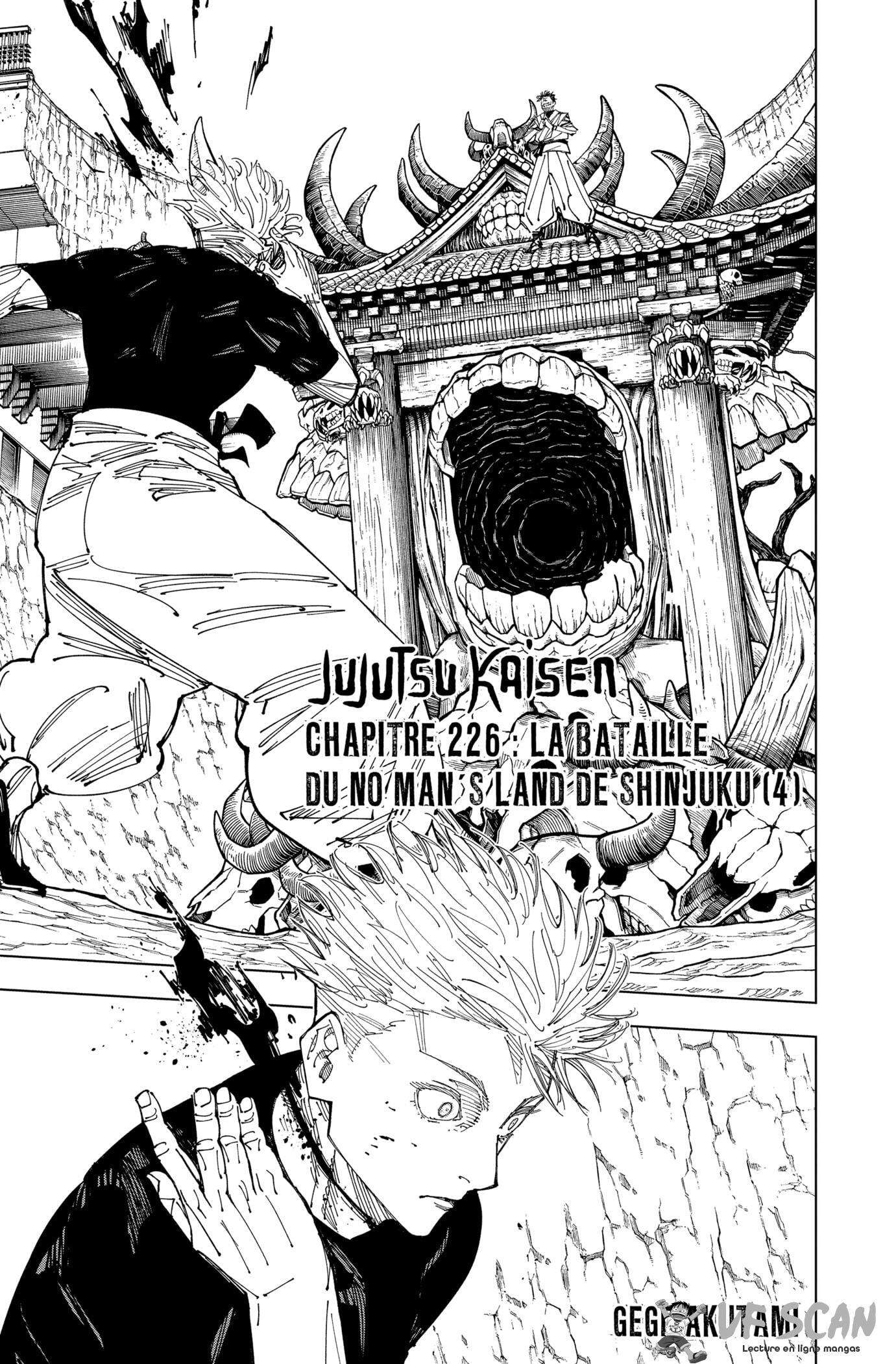  Jujutsu Kaisen - Chapitre 226 - 1