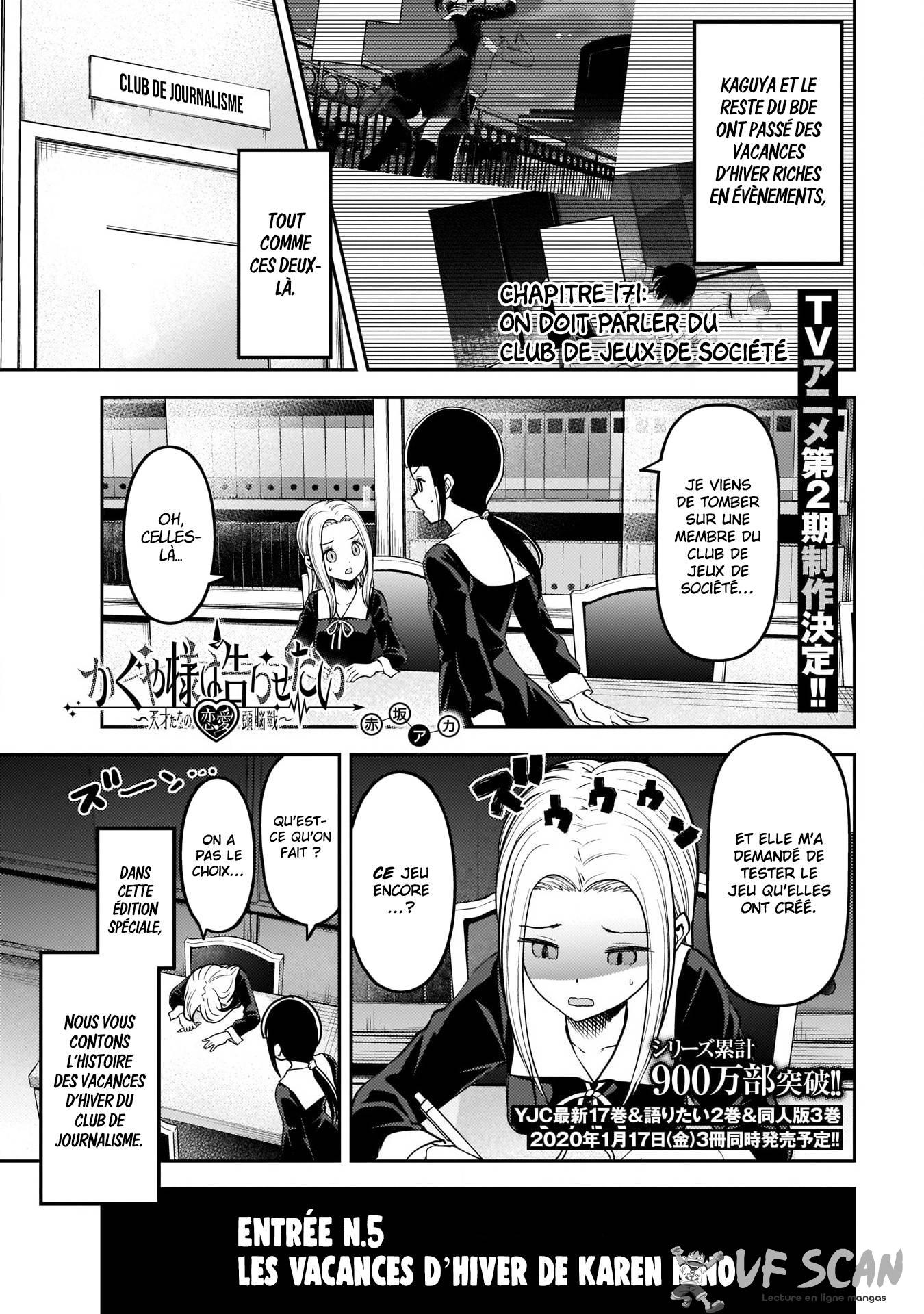  Kaguya-sama: Love is War - Chapitre 171 - 1