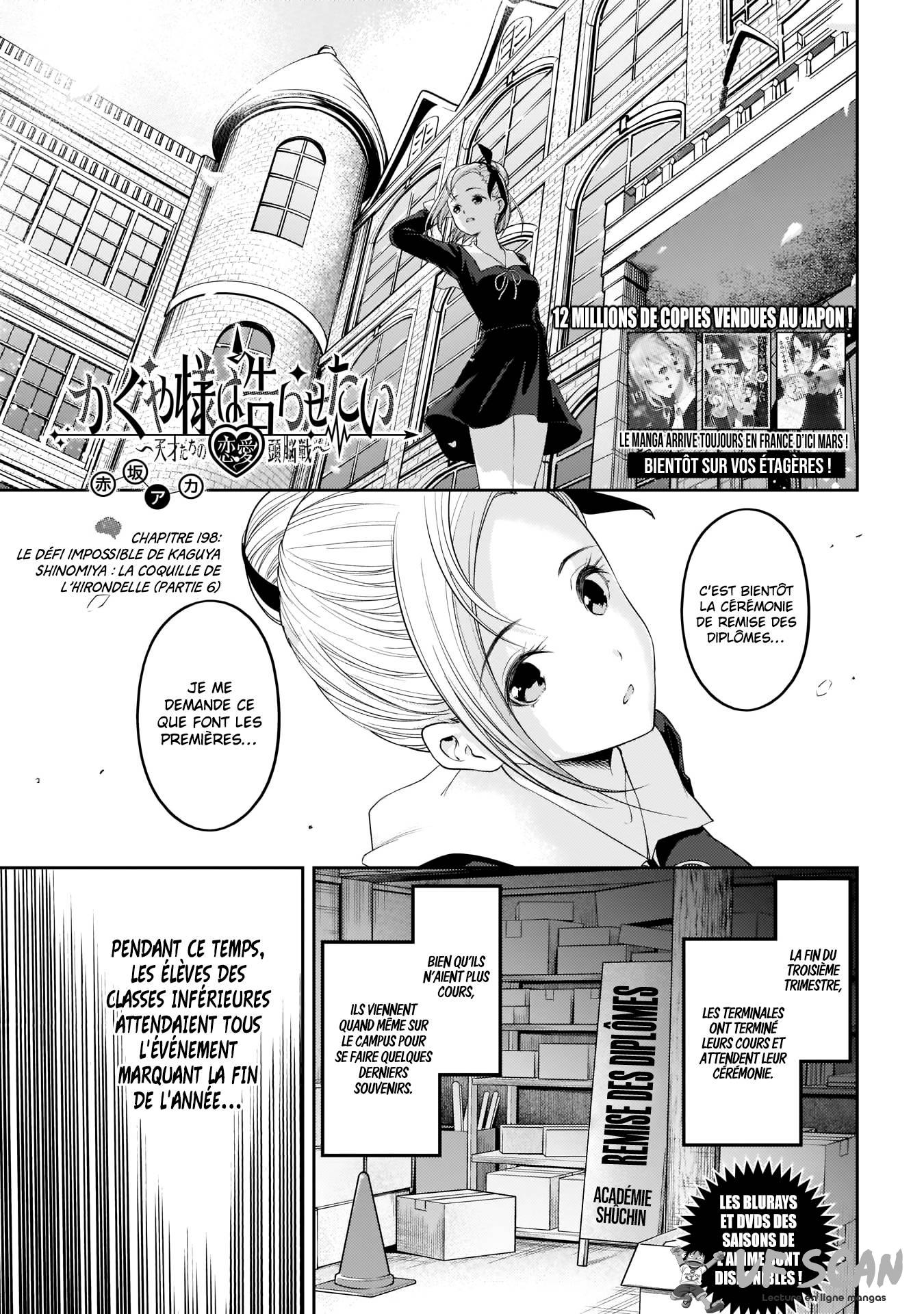  Kaguya-sama: Love is War - Chapitre 198 - 1