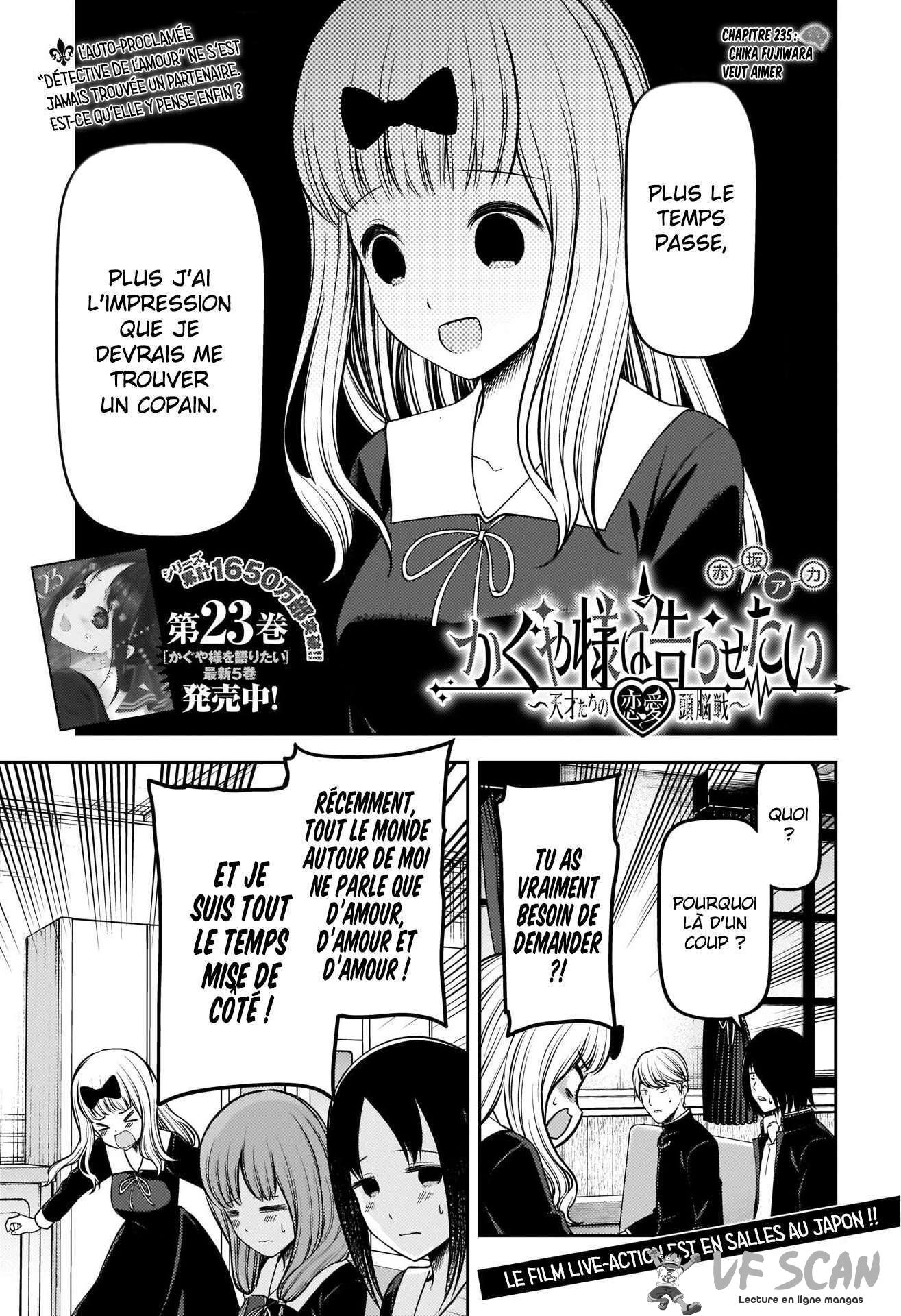  Kaguya-sama: Love is War - Chapitre 235 - 1