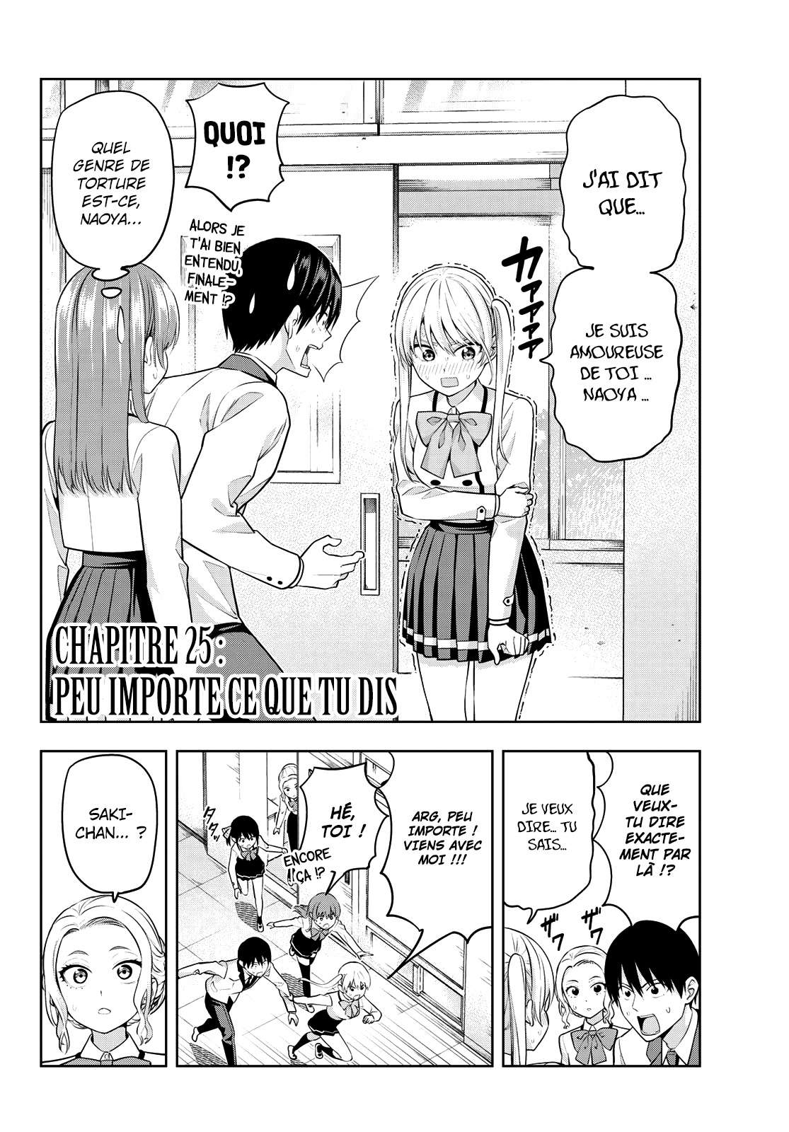  Kanojo Mo Kanojo - Chapitre 25 - 2