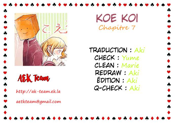  Koe Koi - Chapitre 7 - 8