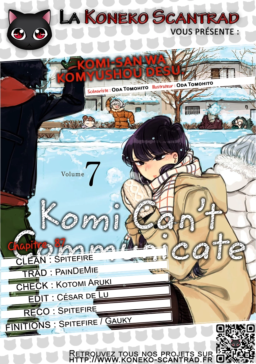  Komi-san wa Commu-shou desu. - Chapitre 87 - 1