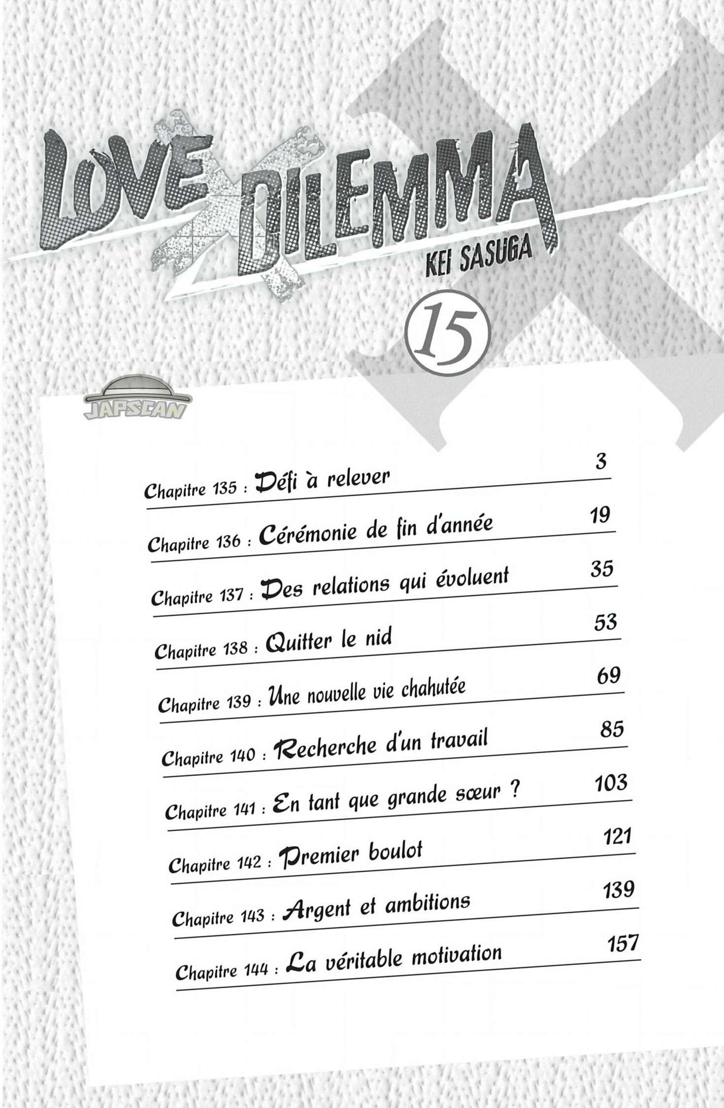  Love × Dilemma - Chapitre 135 - 3