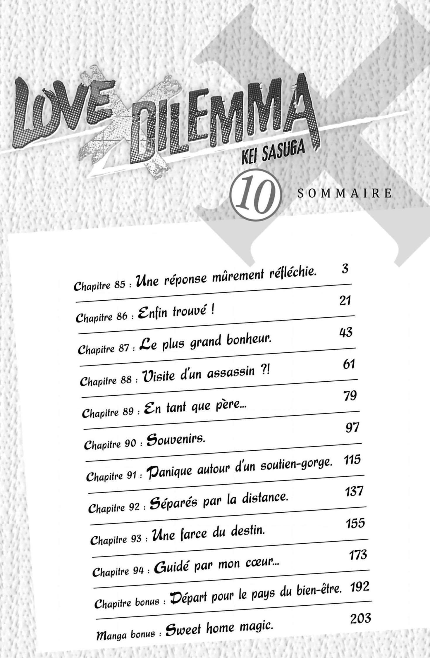  Love × Dilemma - Chapitre 85 - 2