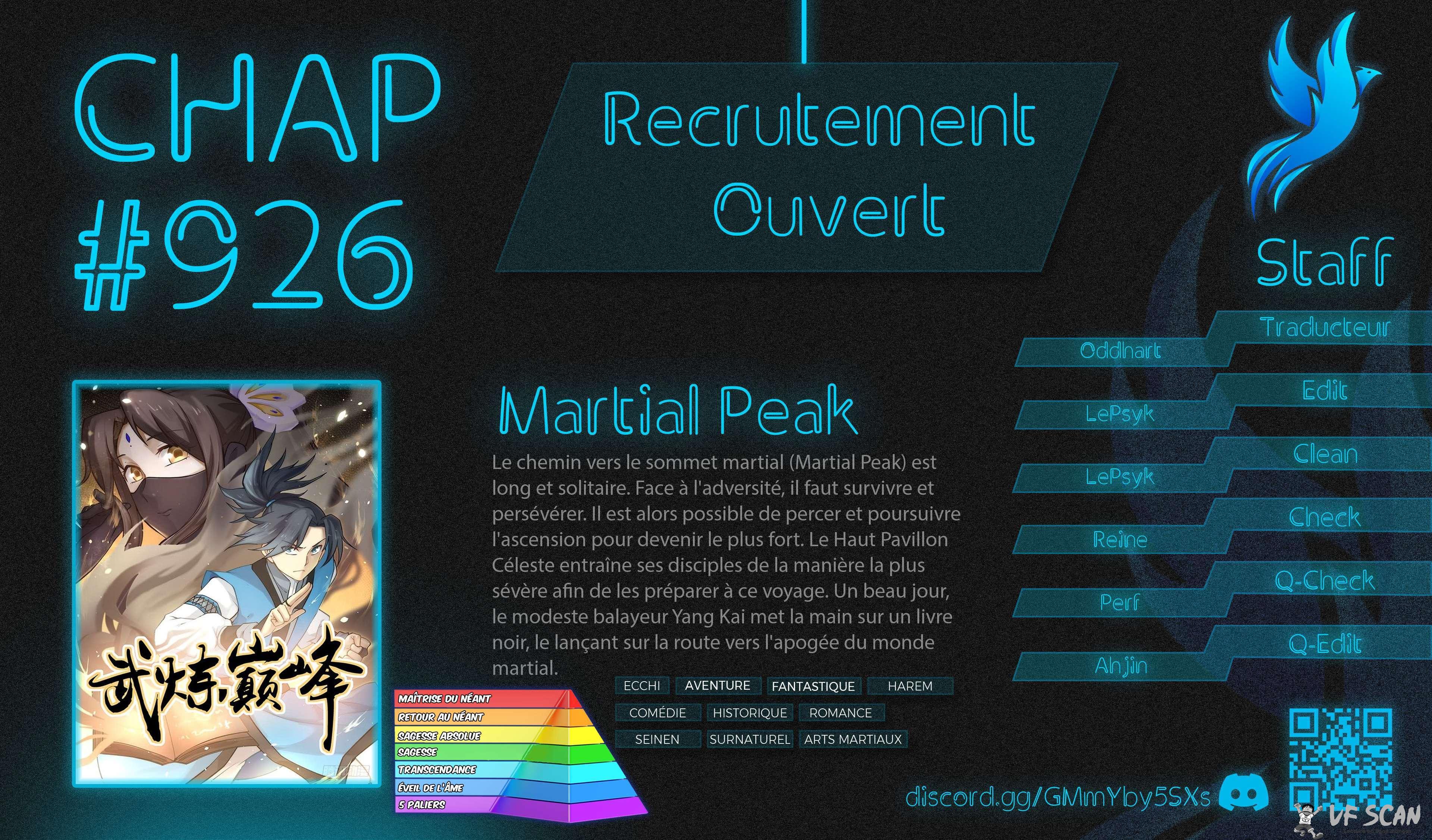  Martial Peak - Chapitre 926 - 1