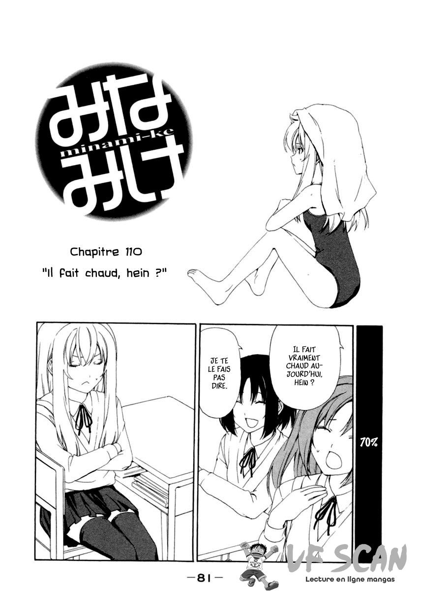  Minami-ke - Chapitre 110 - 1