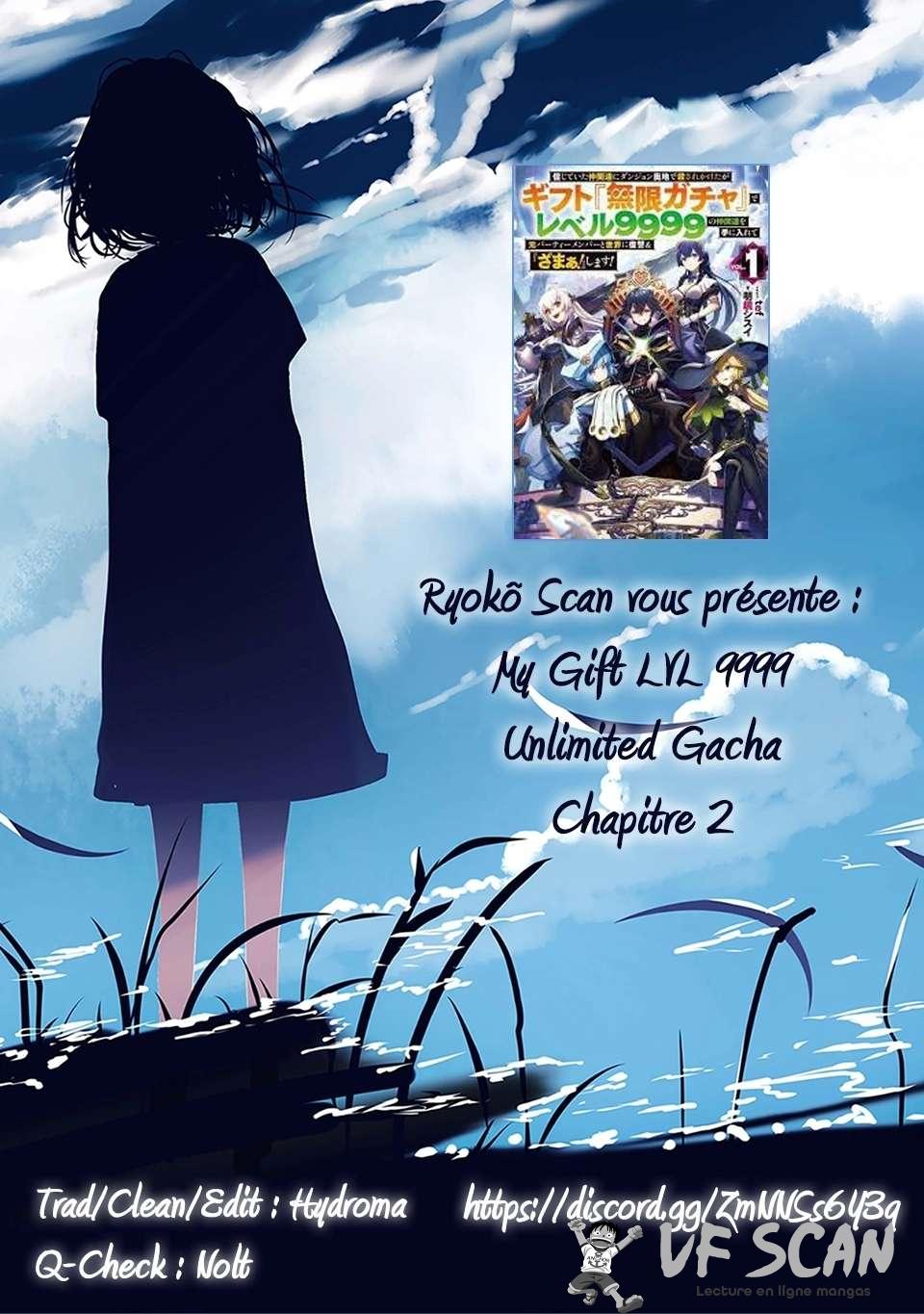  My Gift LVL 9999 Unlimited Gacha - Chapitre 2 - 1