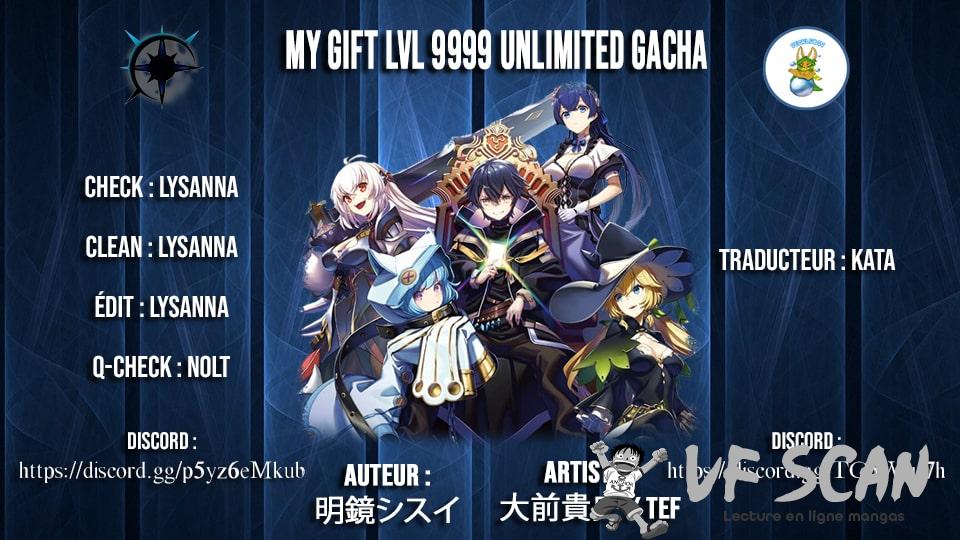  My Gift LVL 9999 Unlimited Gacha - Chapitre 29 - 1