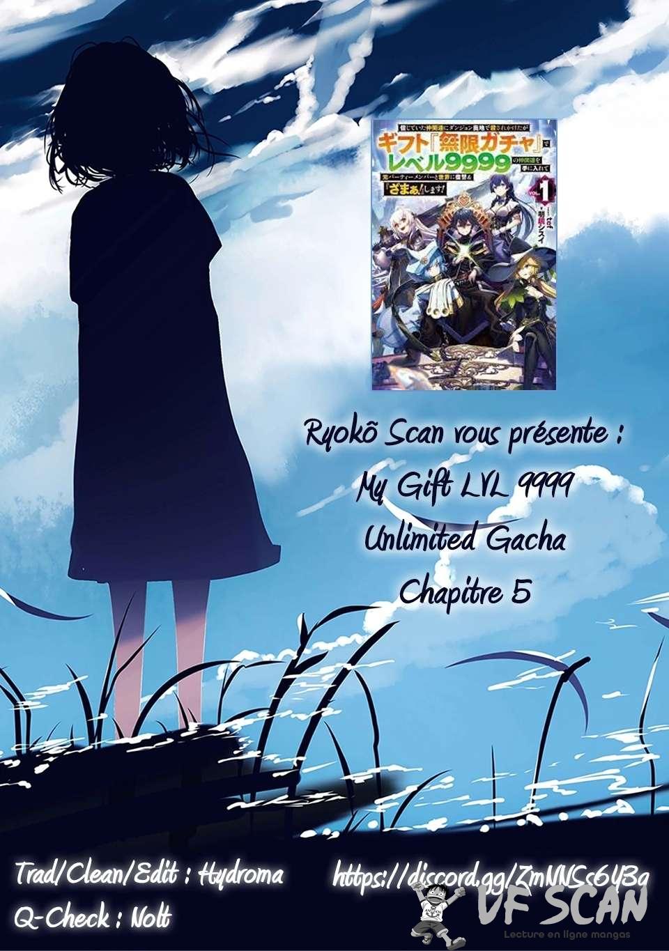  My Gift LVL 9999 Unlimited Gacha - Chapitre 5 - 1