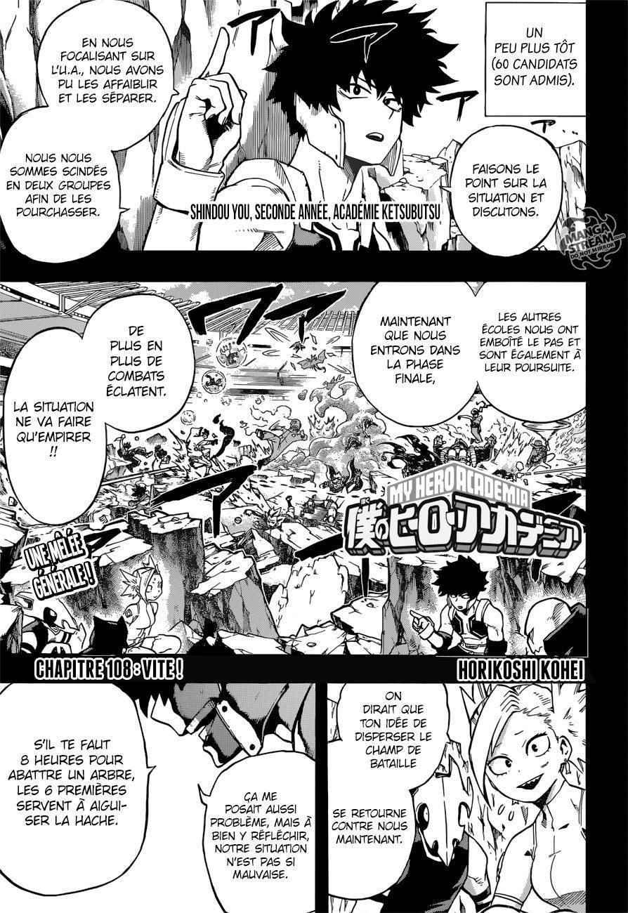  My Hero Academia - Chapitre 108 - 2