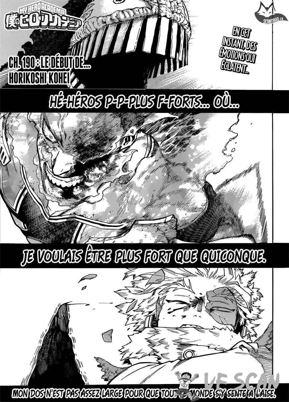  My Hero Academia - Chapitre 190 - 1