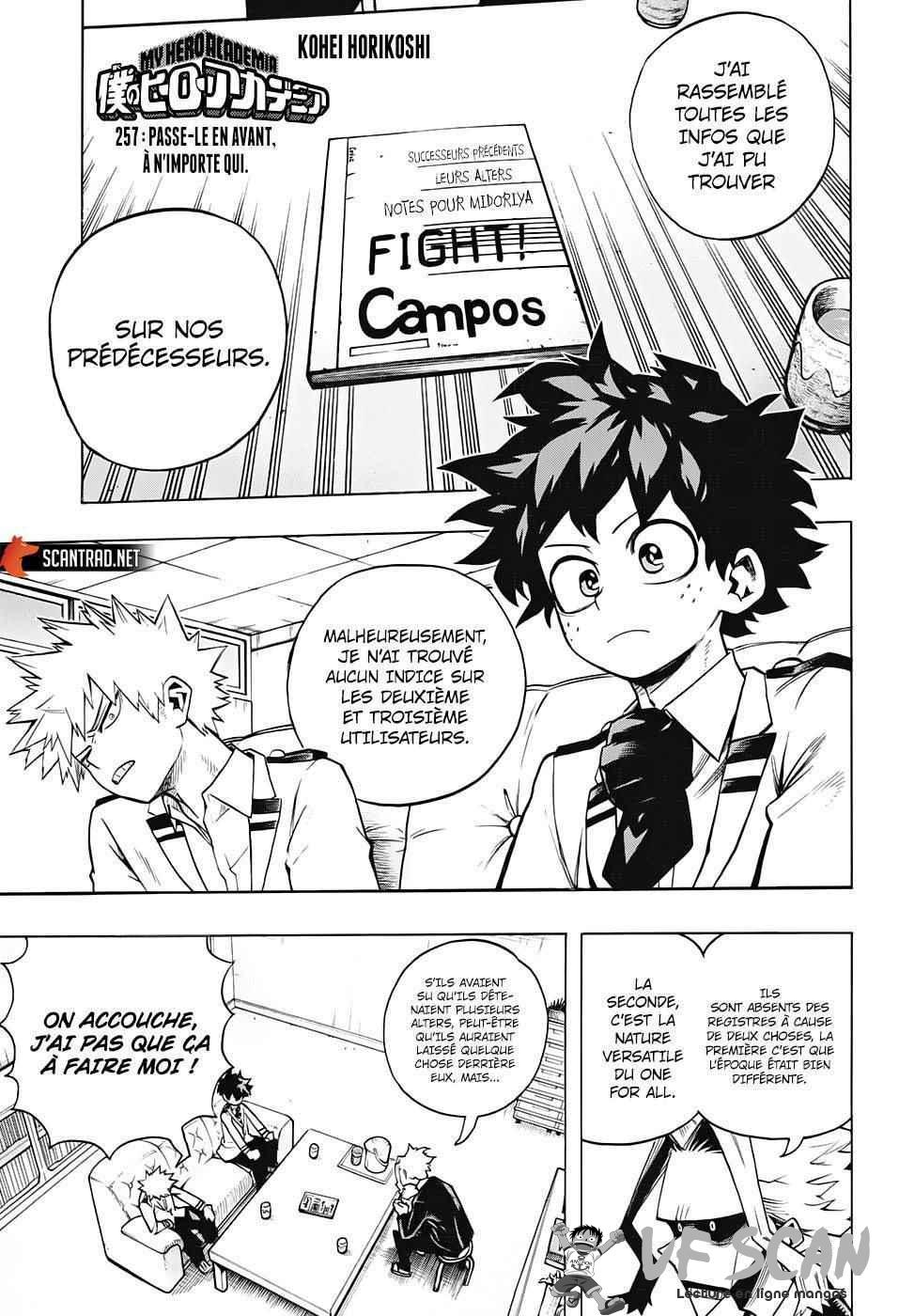  My Hero Academia - Chapitre 257 - 1