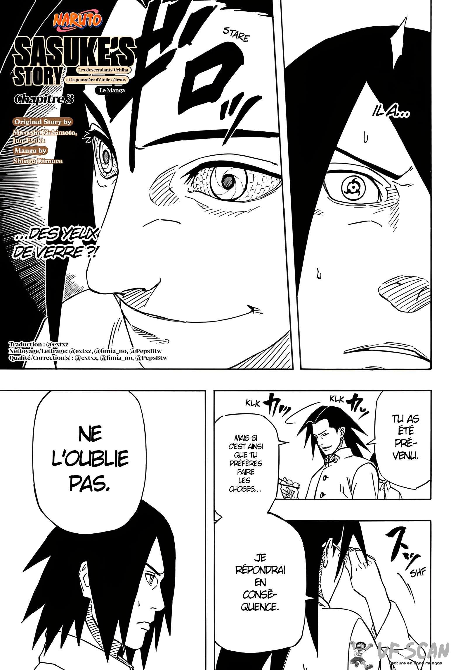  Naruto: Le Roman de Sasuke – L’énigme du Dessin des Astres - Chapitre 3 - 1