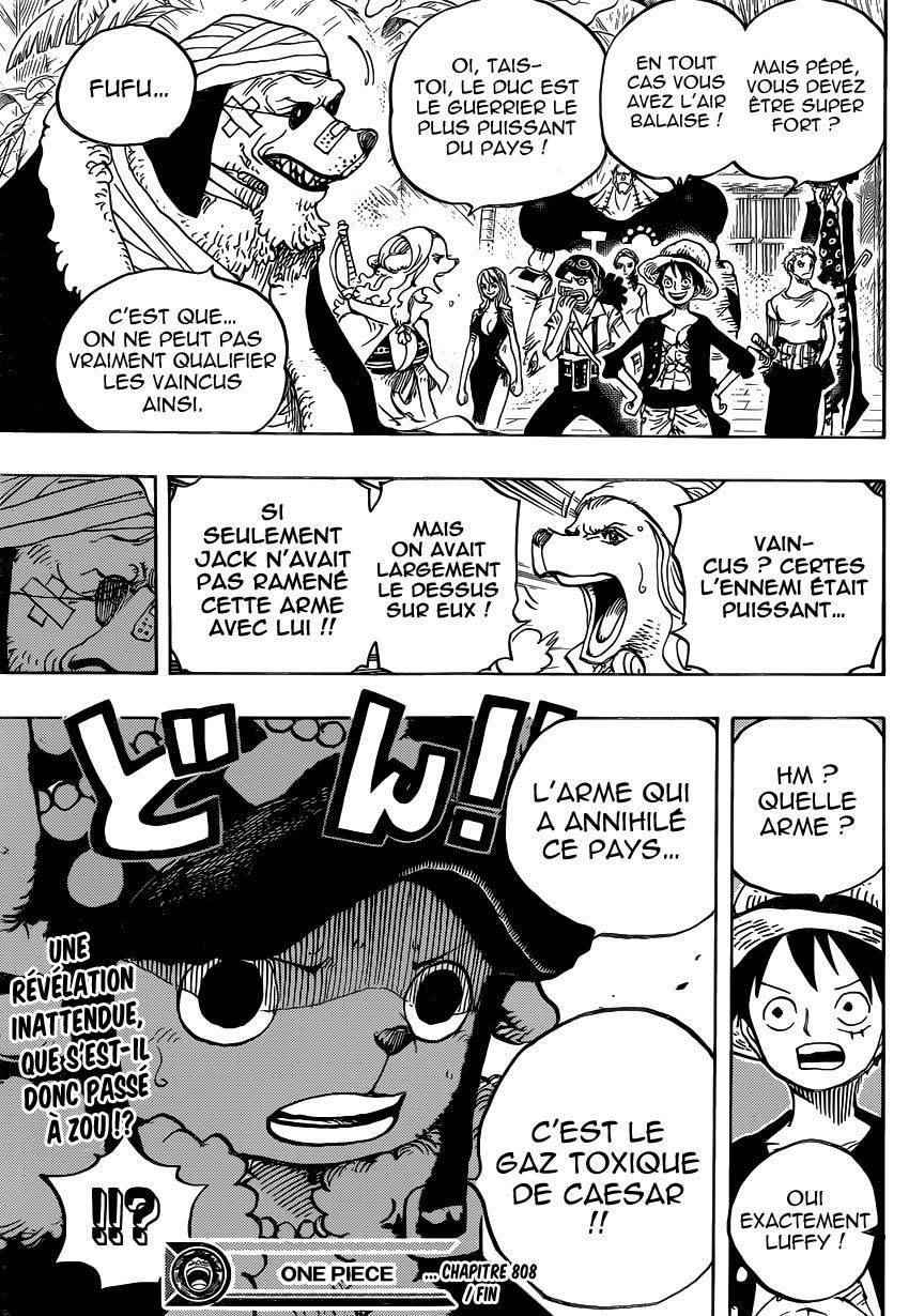  One Piece - Chapitre 808 - 17