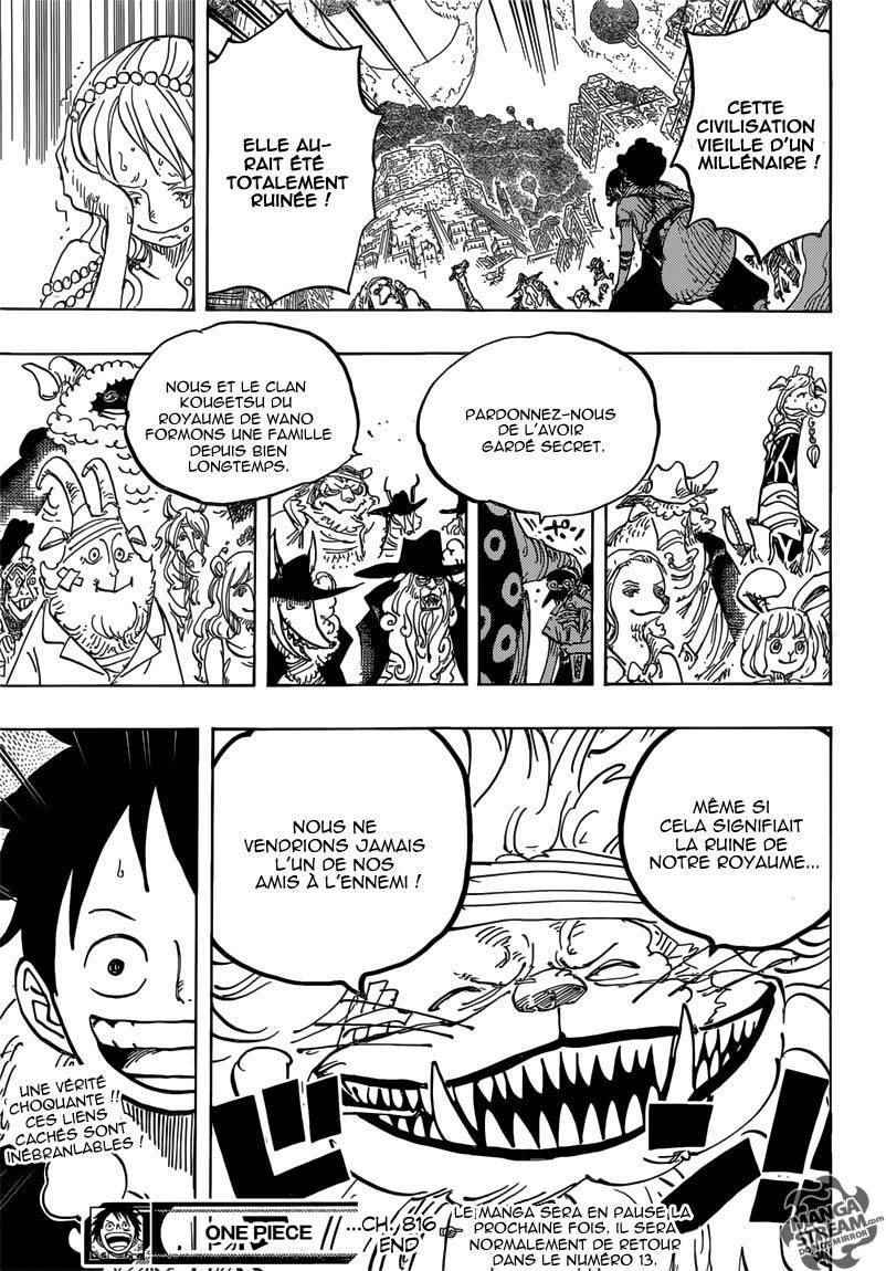  One Piece - Chapitre 816 - 17