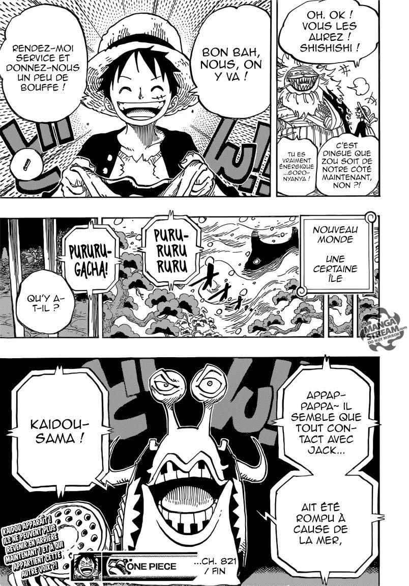  One Piece - Chapitre 821 - 21