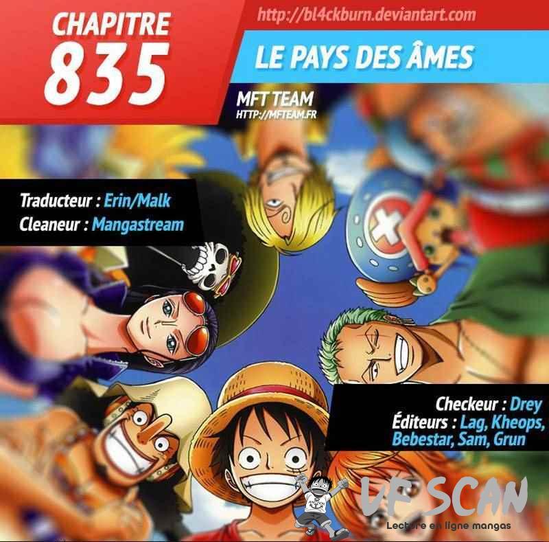  One Piece - Chapitre 835 - 1