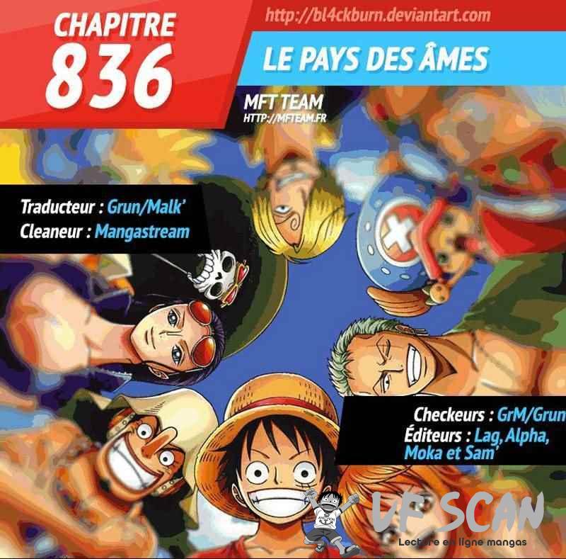  One Piece - Chapitre 836 - 1