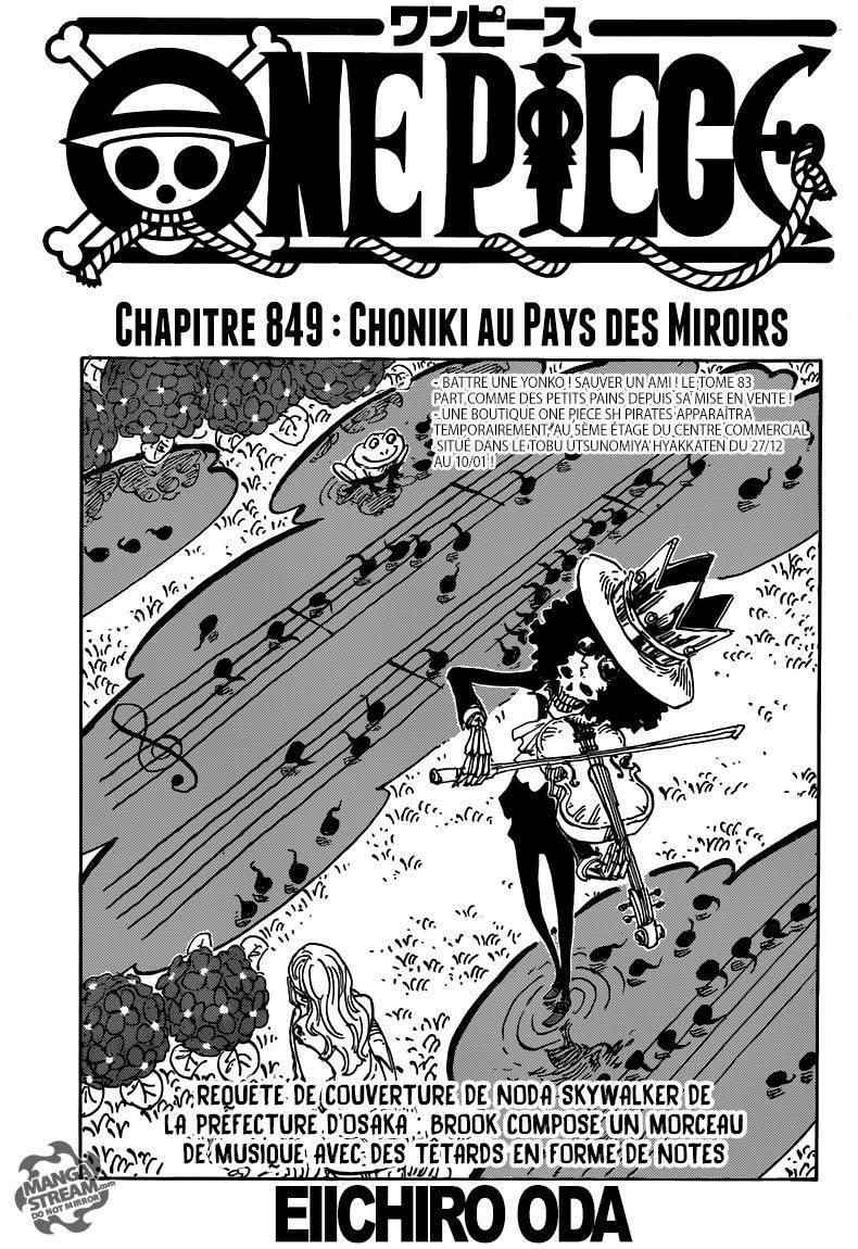  One Piece - Chapitre 849 - 2