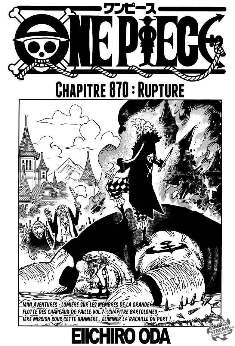  One Piece - Chapitre 870 - 2