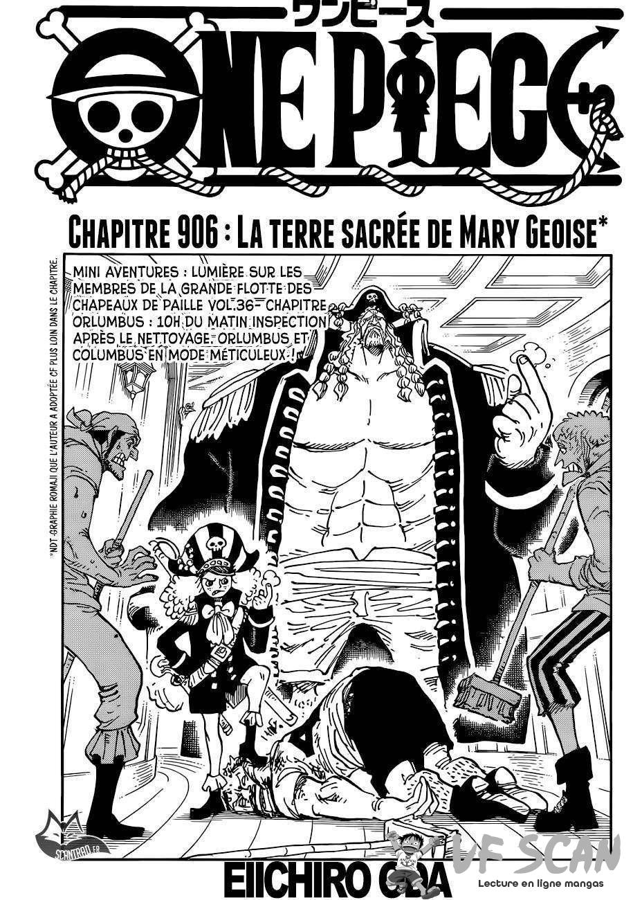  One Piece - Chapitre 906 - 1