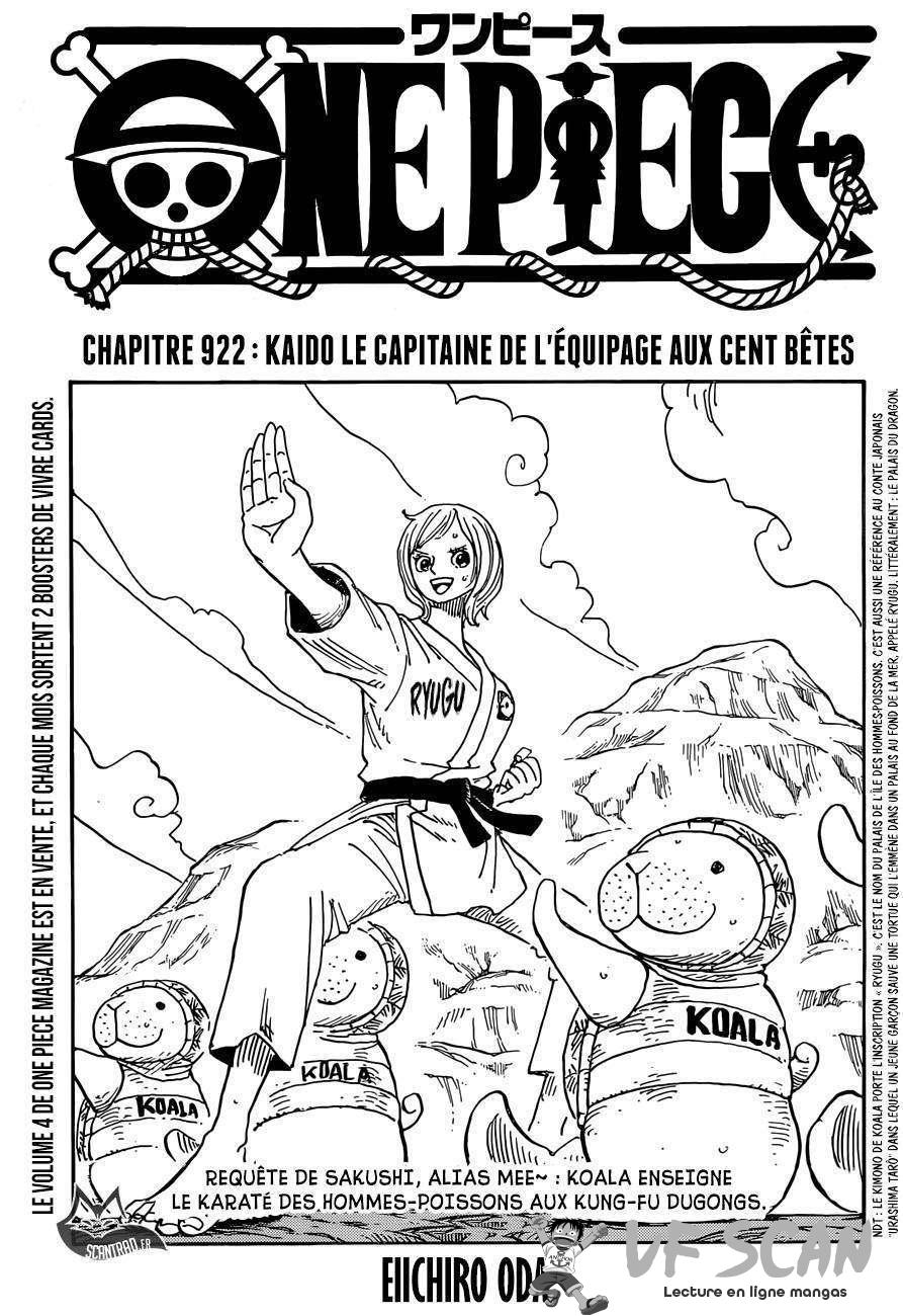  One Piece - Chapitre 922 - 1