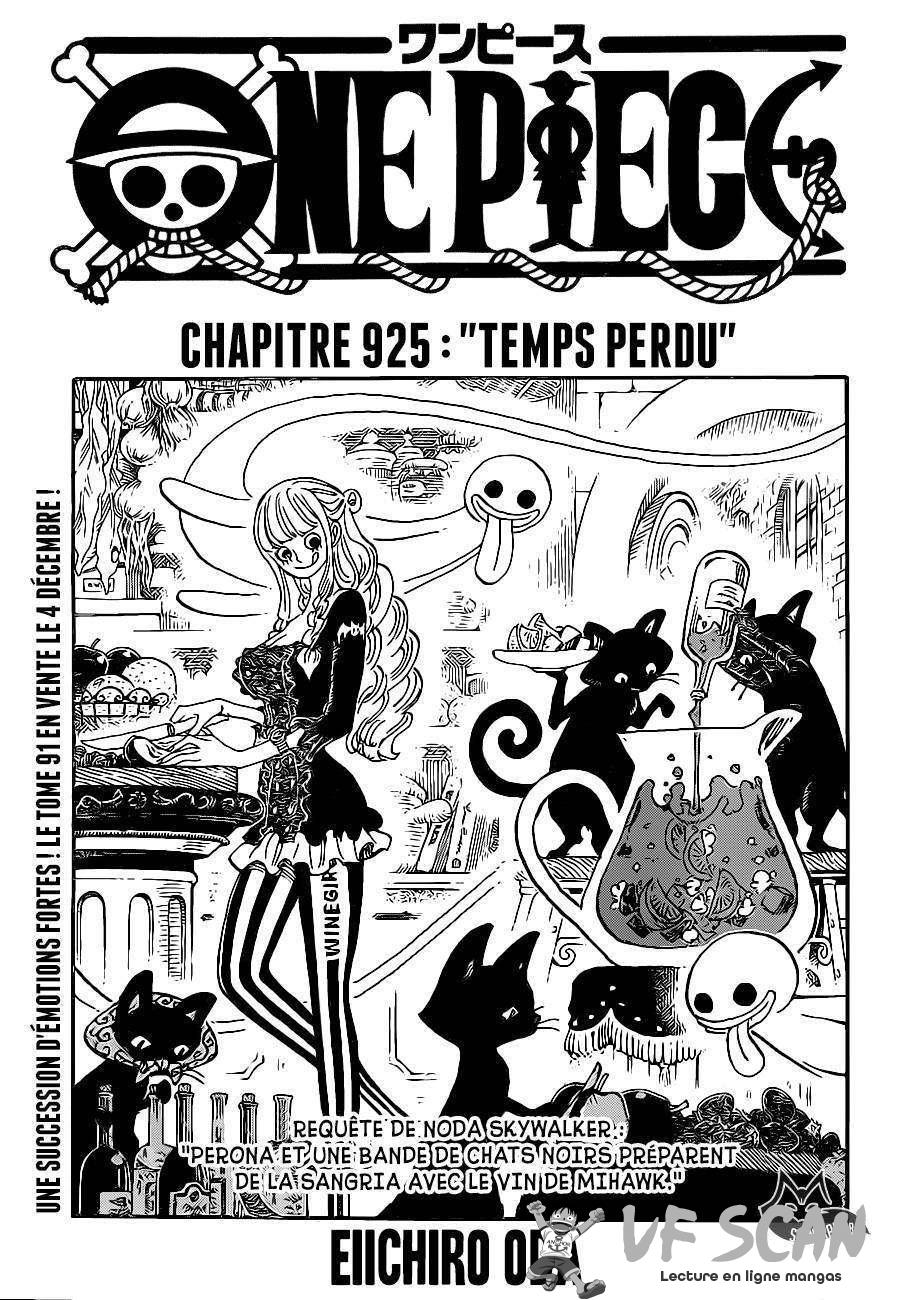  One Piece - Chapitre 925 - 1