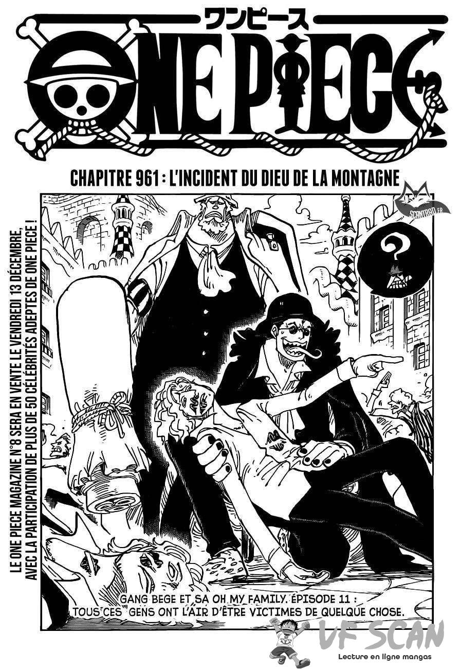  One Piece - Chapitre 961 - 1