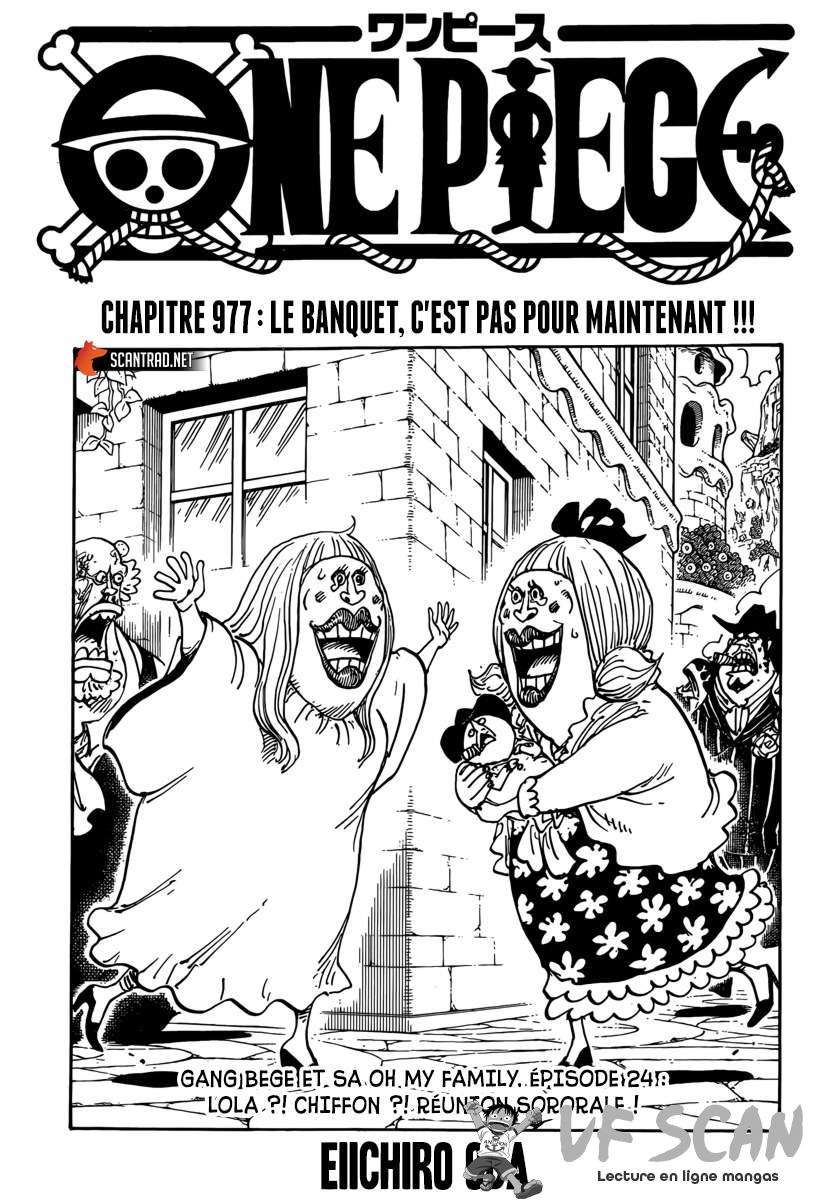  One Piece - Chapitre 977 - 1