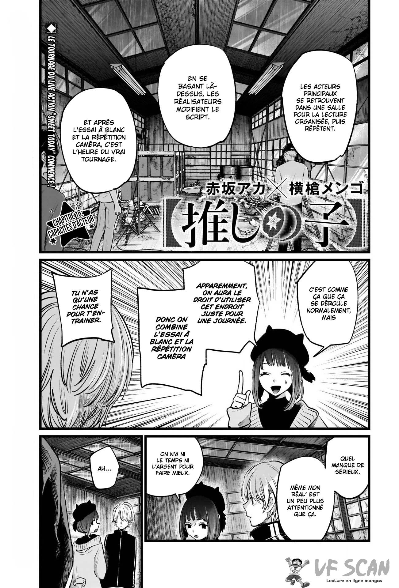  Oshi no Ko - Chapitre 16 - 1