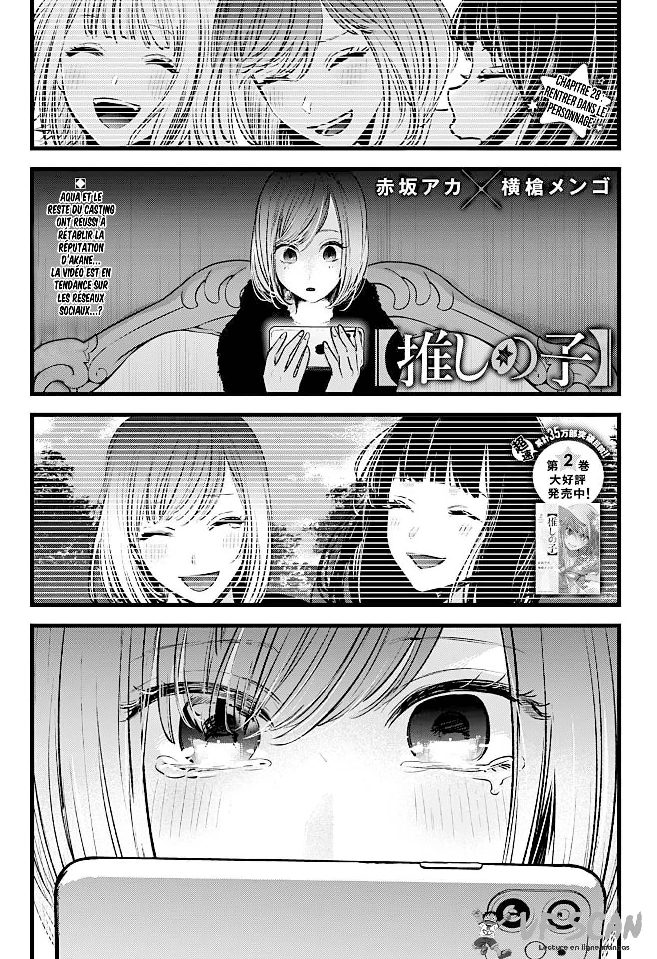  Oshi no Ko - Chapitre 28 - 1