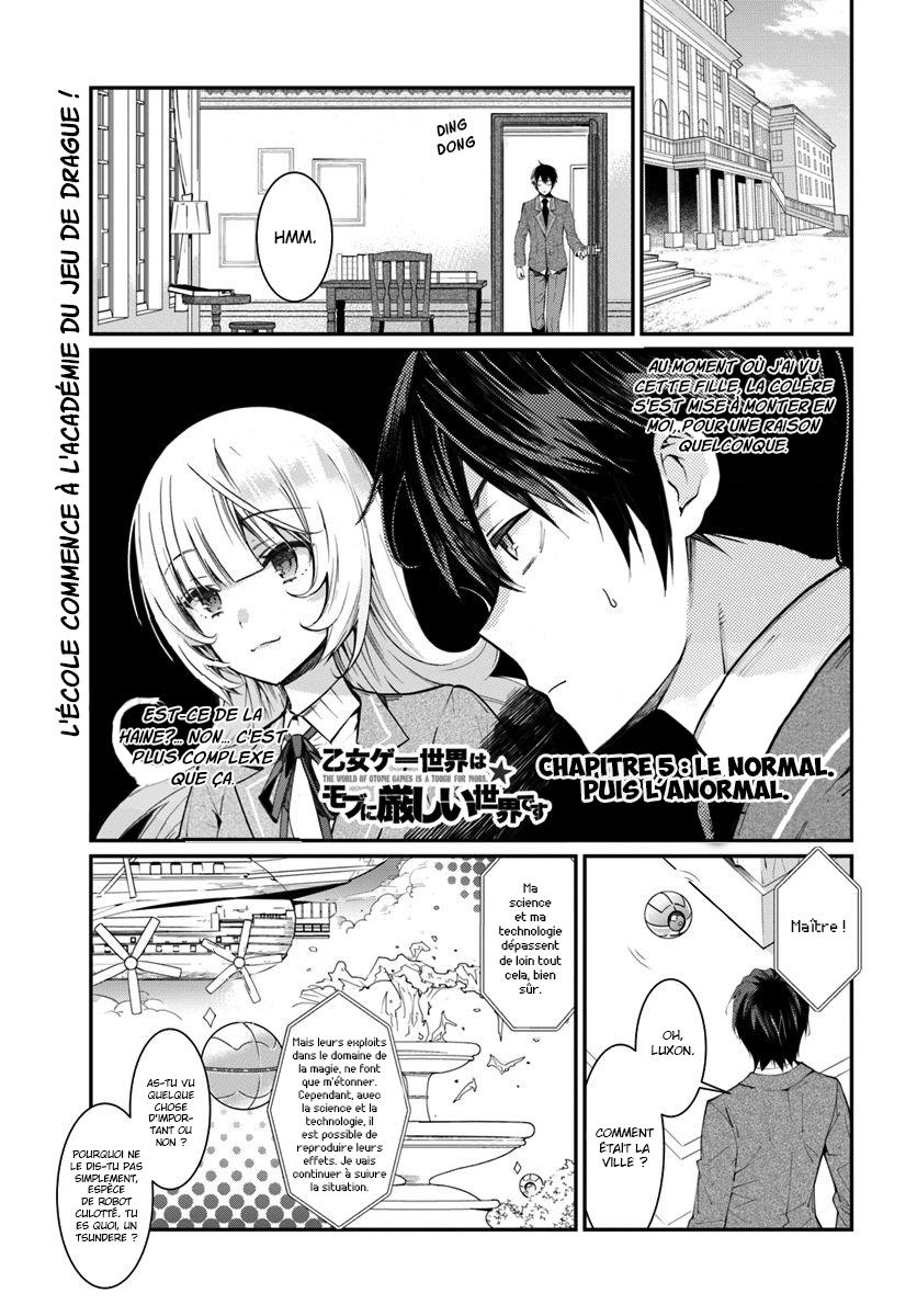  Otomege Sekai wa Mob ni Kibishii Sekai desu - Chapitre 5 - 2