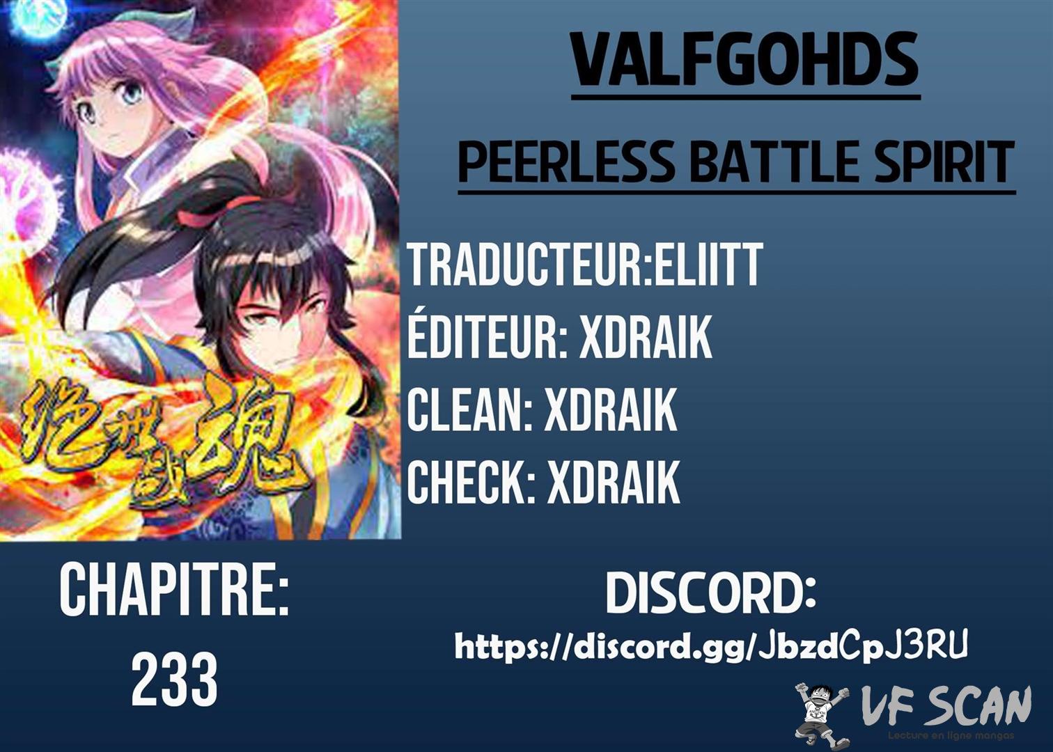  Peerless Battle Spirit - Chapitre 233 - 1