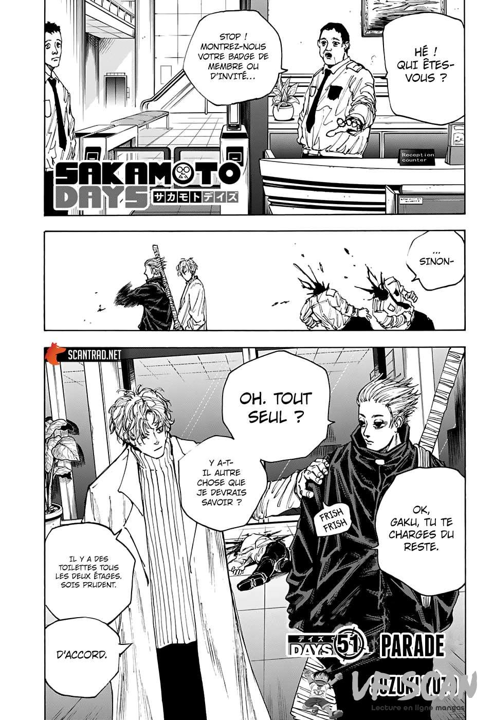  Sakamoto Days - Chapitre 51 - 1