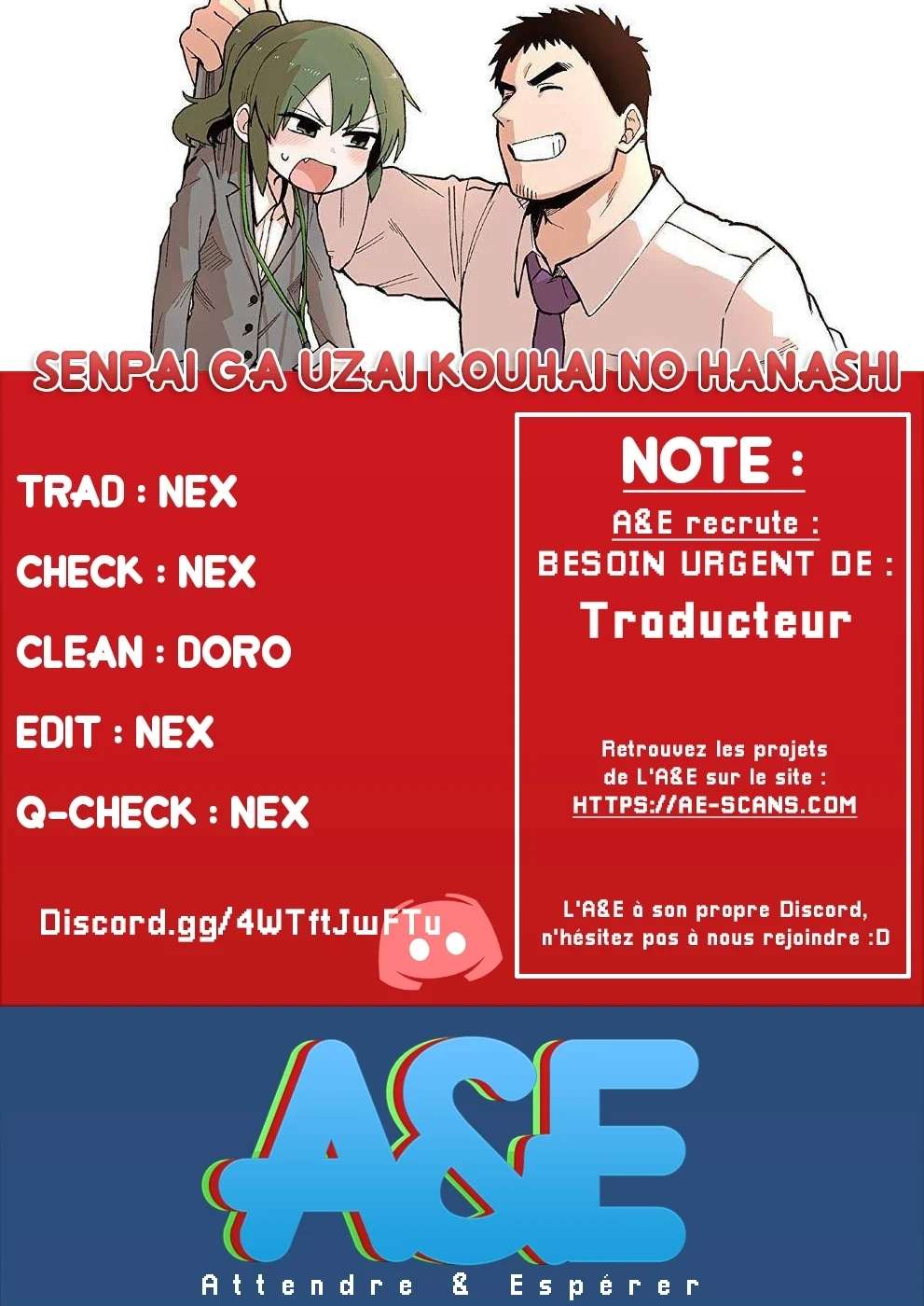  Senpai ga Urusai Kouhai no Hanashi - Chapitre 149.5 - 6