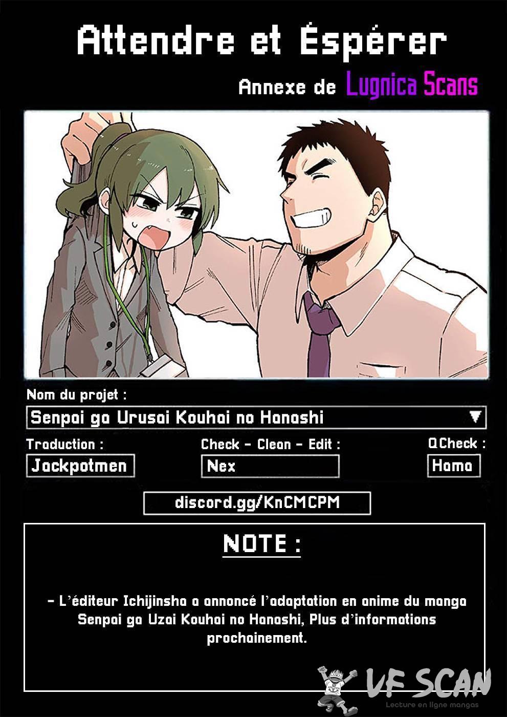  Senpai ga Urusai Kouhai no Hanashi - Chapitre 46 - 1