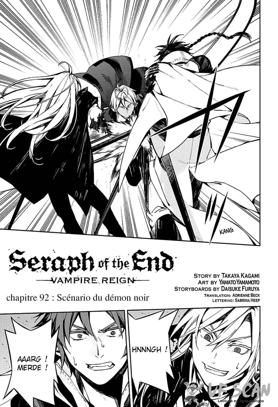  Seraph of the End - Chapitre 92 - 1