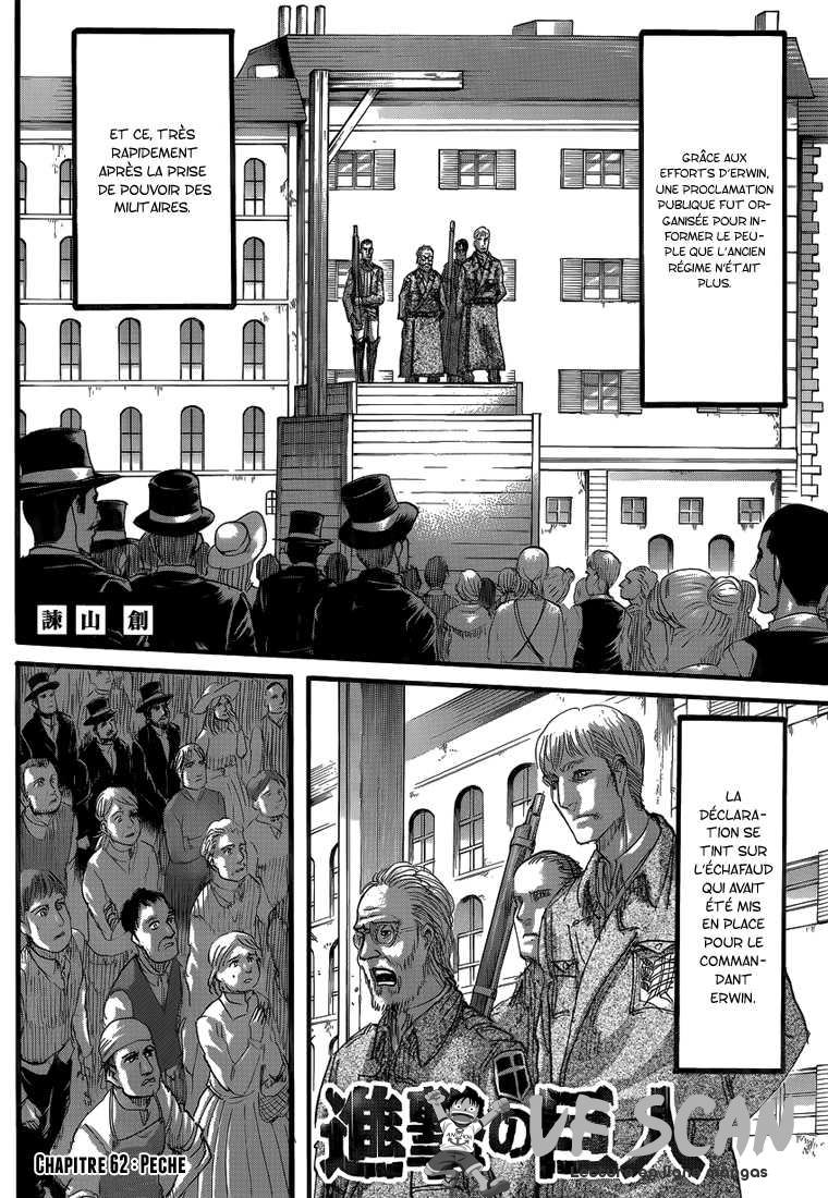  Shingeki No Kyojin - Chapitre 62 - 1