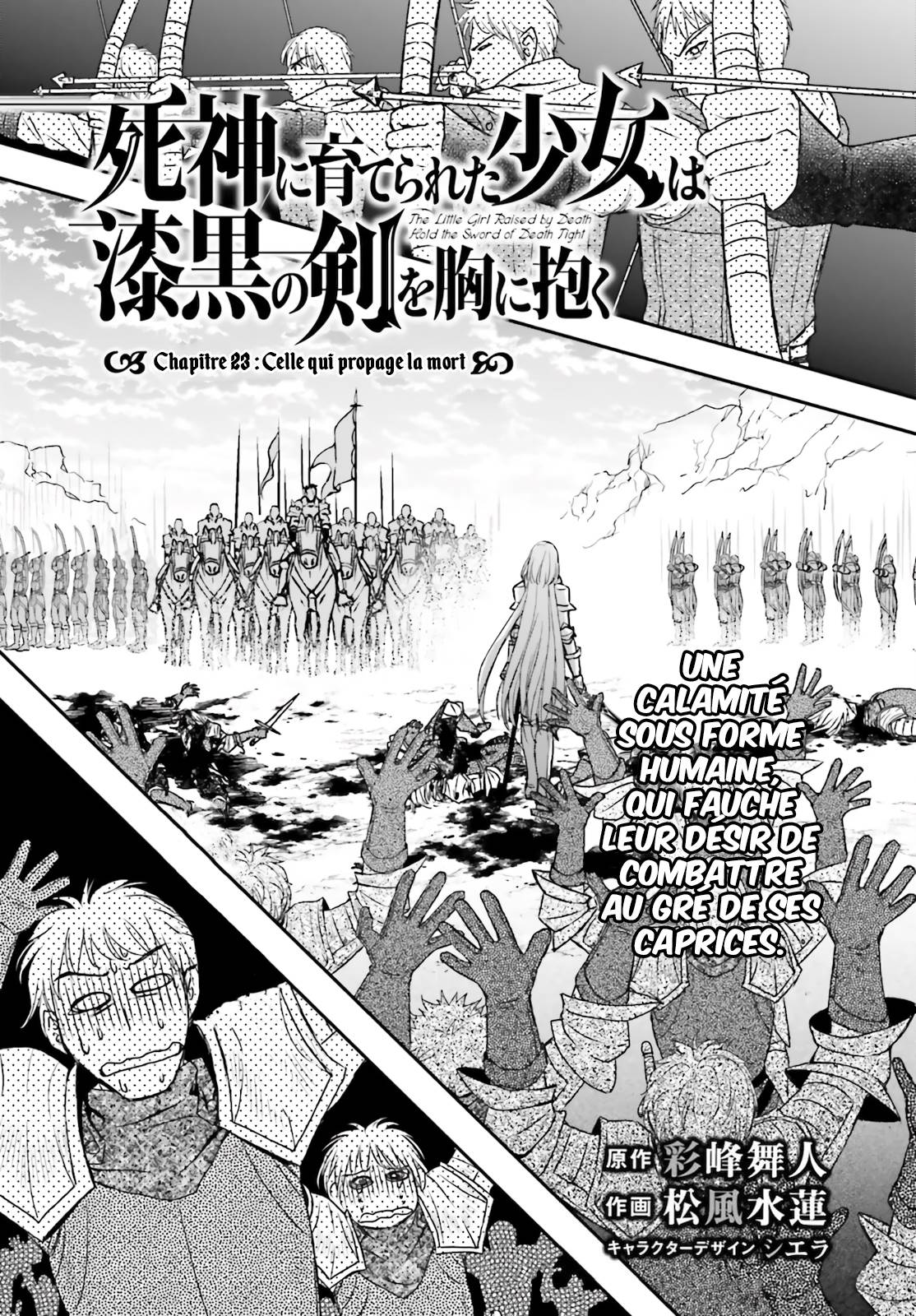  Shinigami ni Sodaterareta Shoujo wa Shikkoku no Ken wo Mune ni Idaku - Chapitre 23 - 4