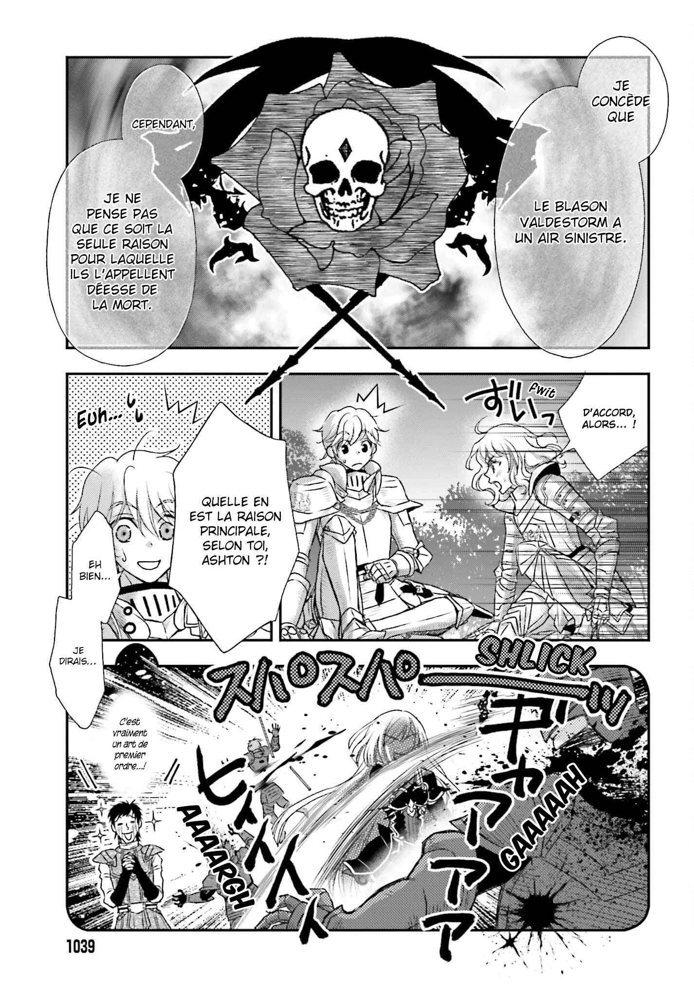  Shinigami ni Sodaterareta Shoujo wa Shikkoku no Ken wo Mune ni Idaku - Chapitre 34 - 14