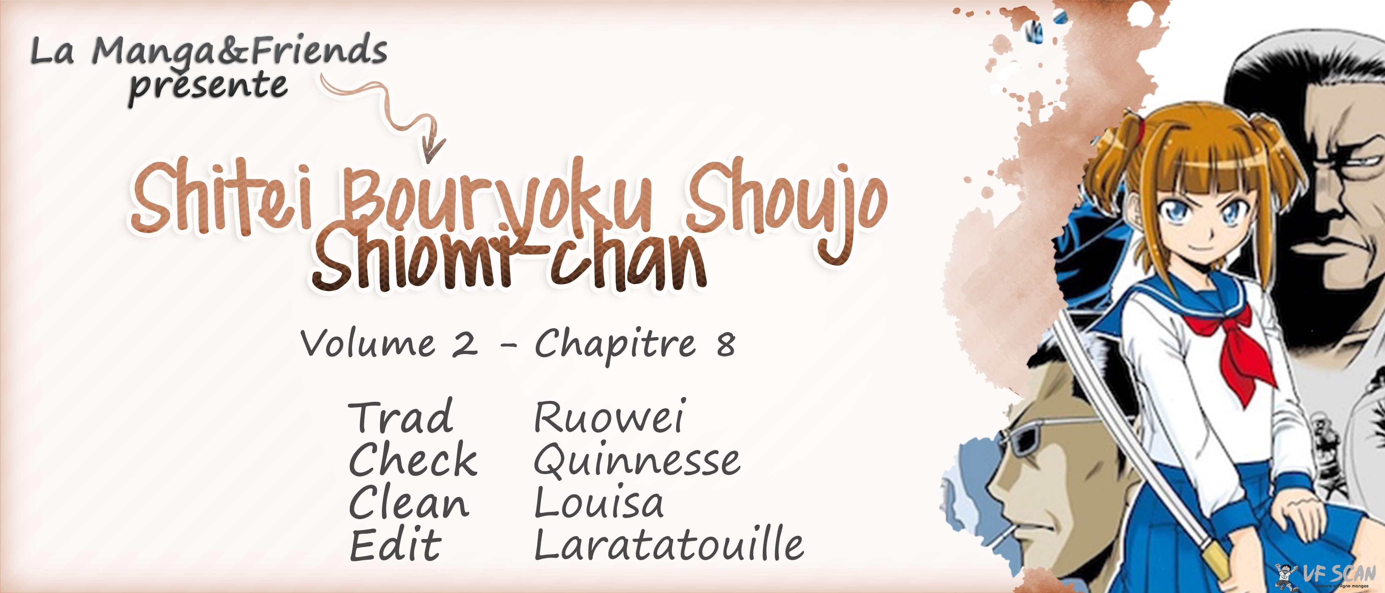  Shitei Bouryoku Shoujo Shiomi-chan - Chapitre 8 - 1