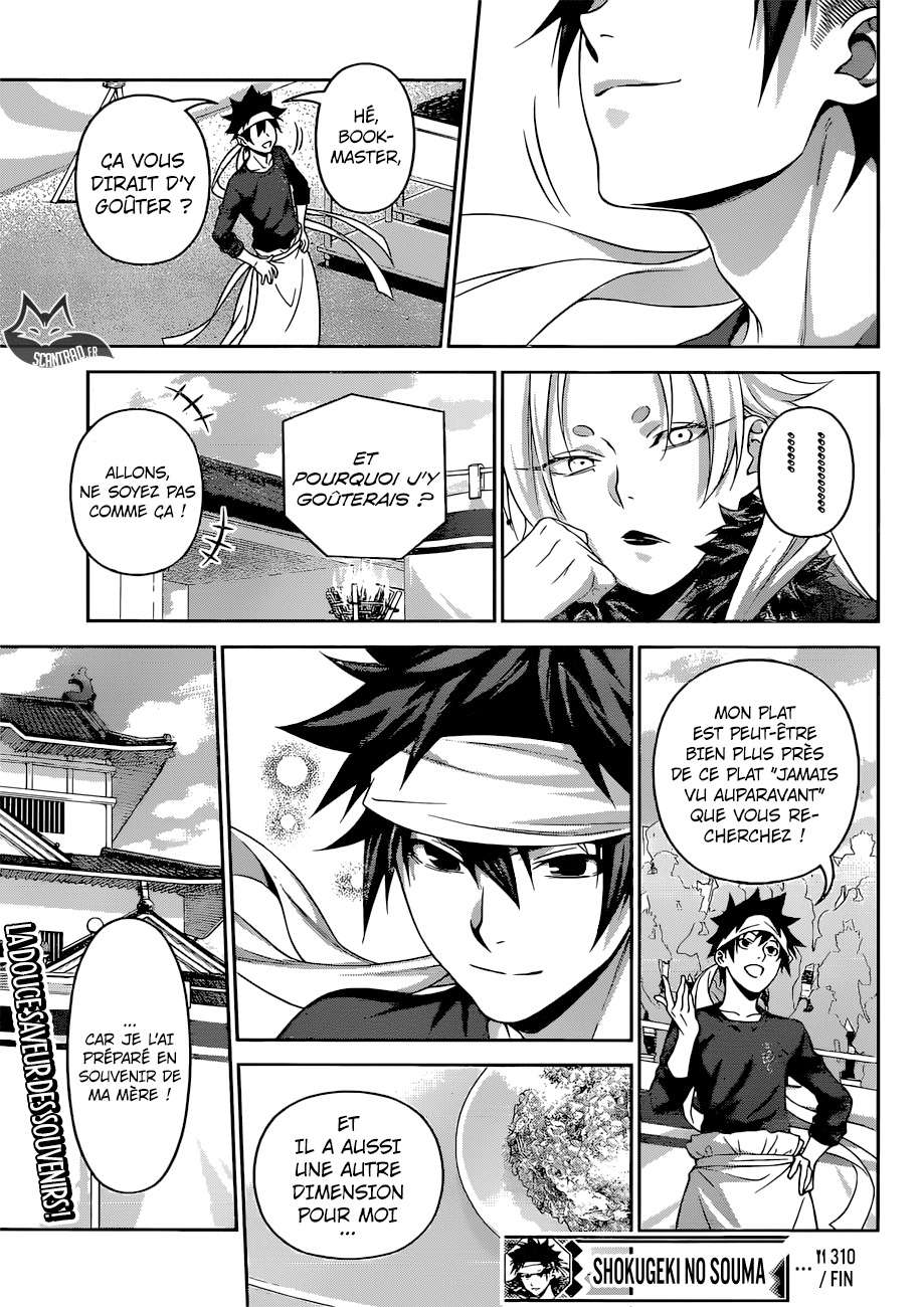  Shokugeki No Soma - Chapitre 310 - 19