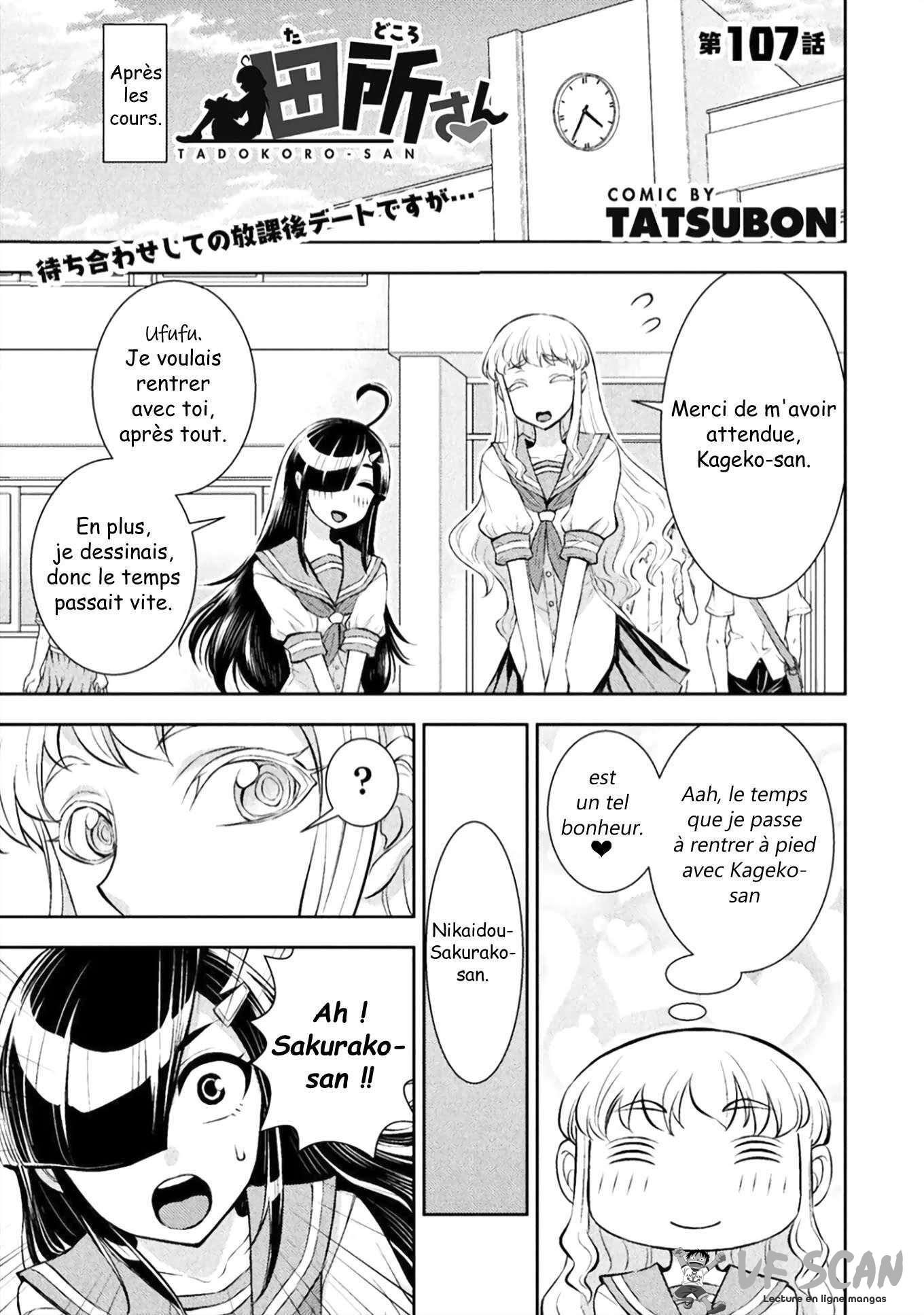  Tadokoro-san - Chapitre 107 - 1